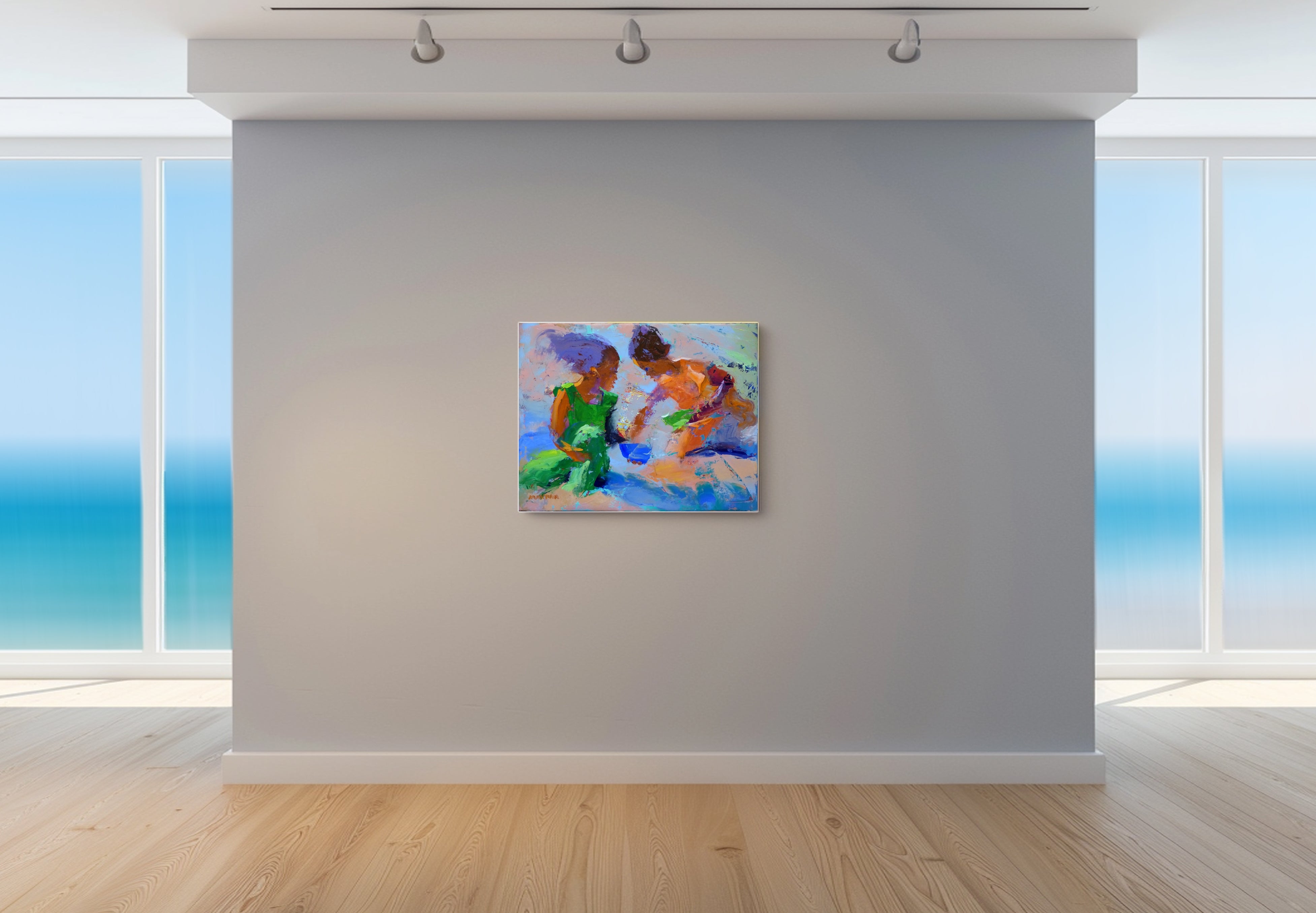 Seashells in the Sun 56x71cm Oil on Canvas