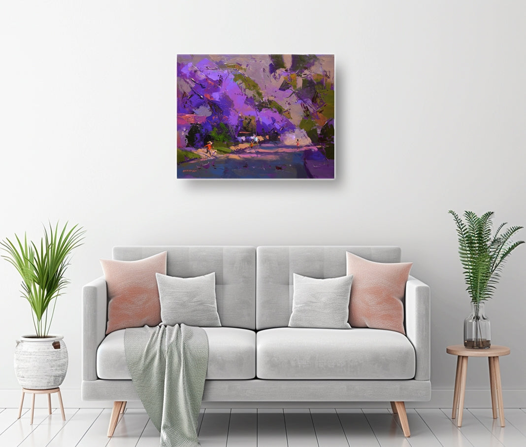 Violet Hour 56x71cm Oil on Canvas