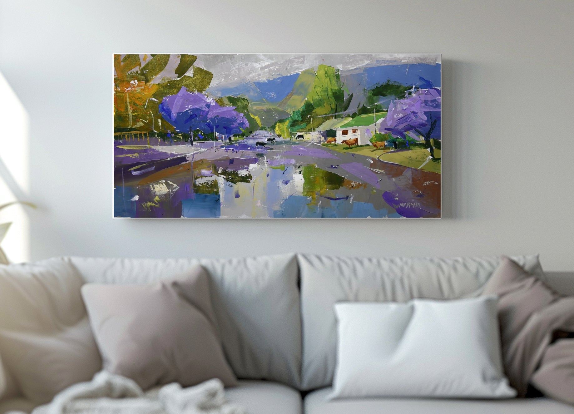 Slow Afternoon 60x120cm Acrylic On Canvas