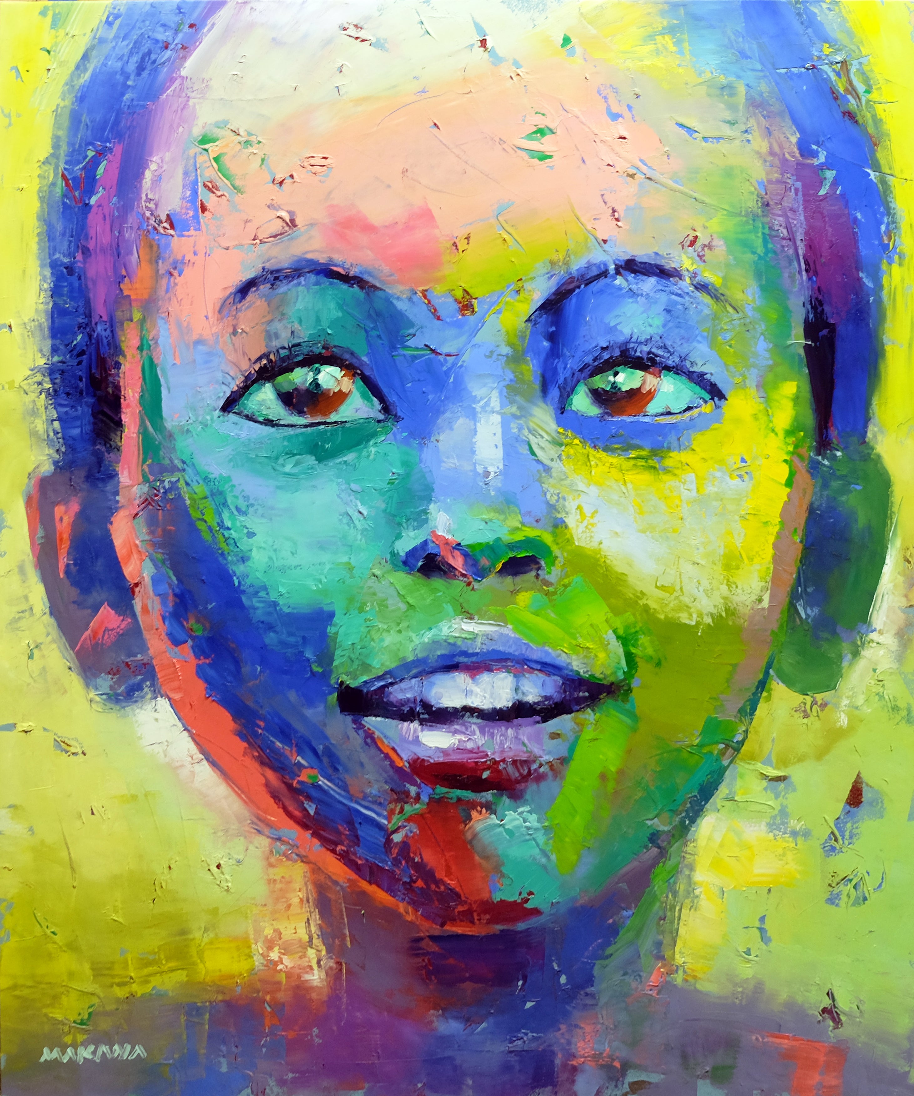 Anticipation 120x100cm Oil On Canvas