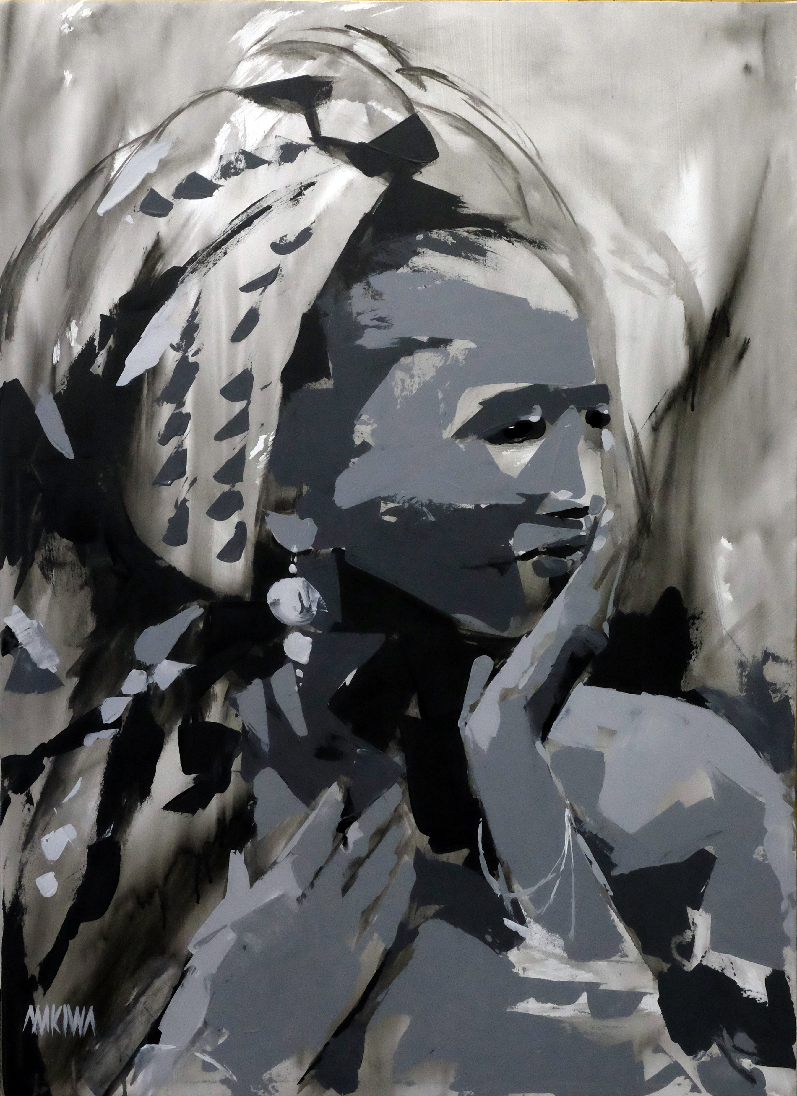 African Bliss 110X80cm Acrylic on Canvas