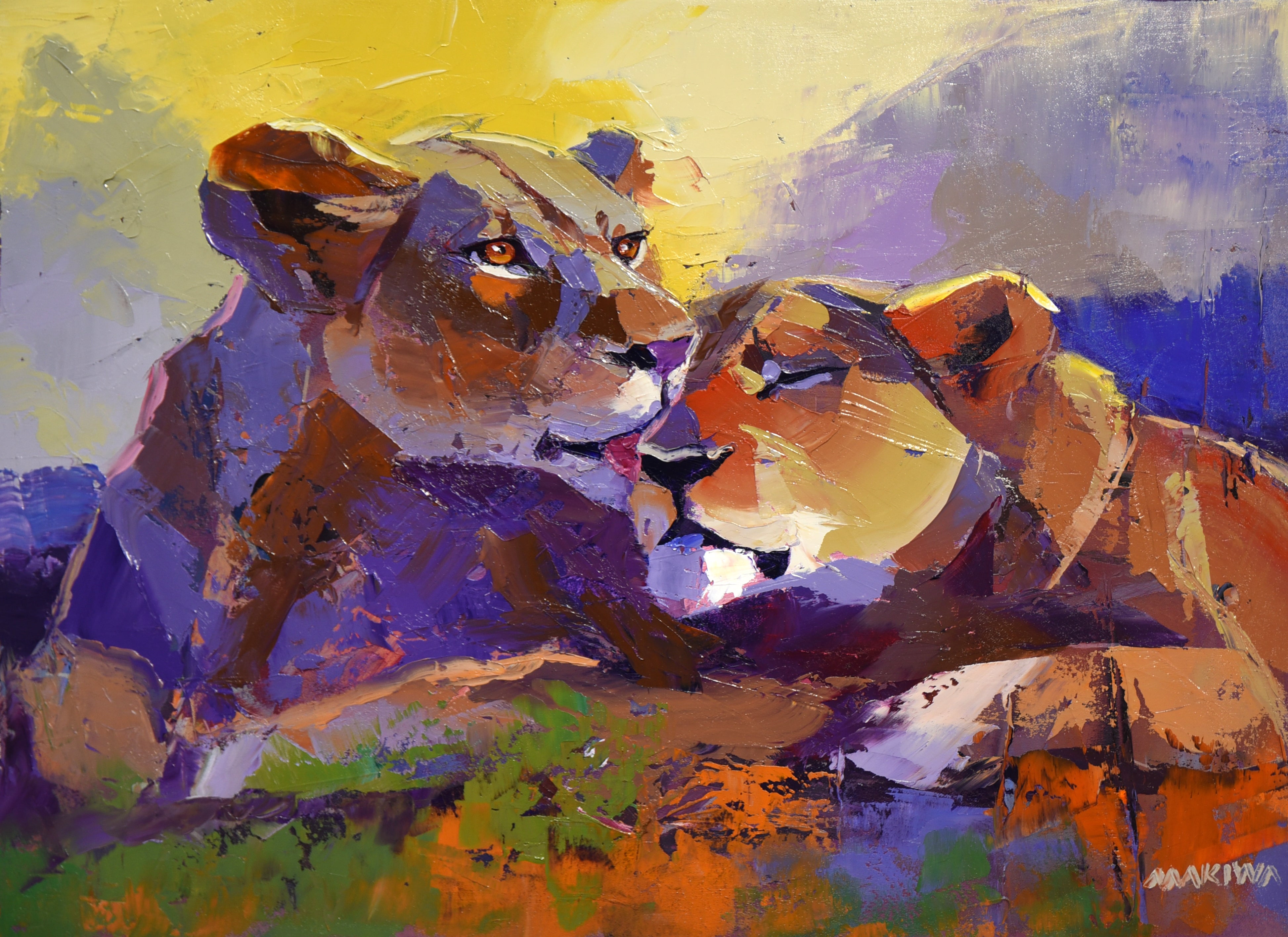 Beside You 40x55cm Oil On Canvas