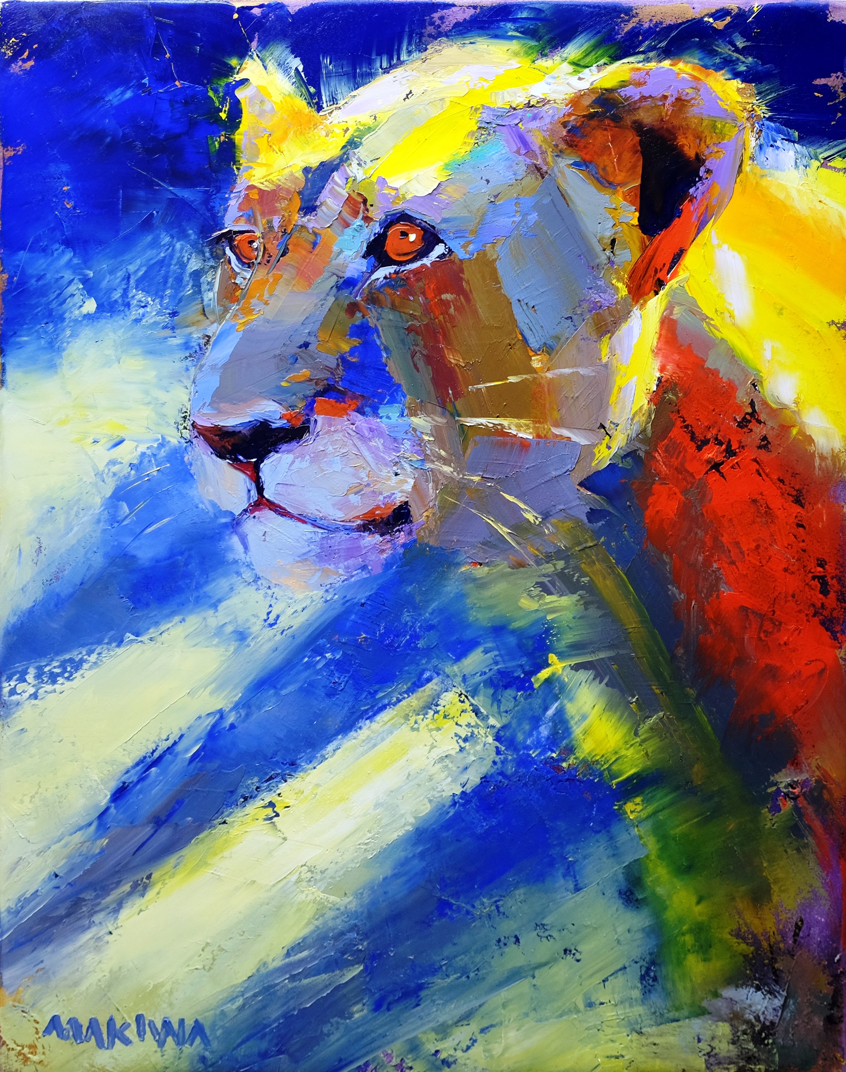 Blue Shadows 71x56cm Oil on Canvas