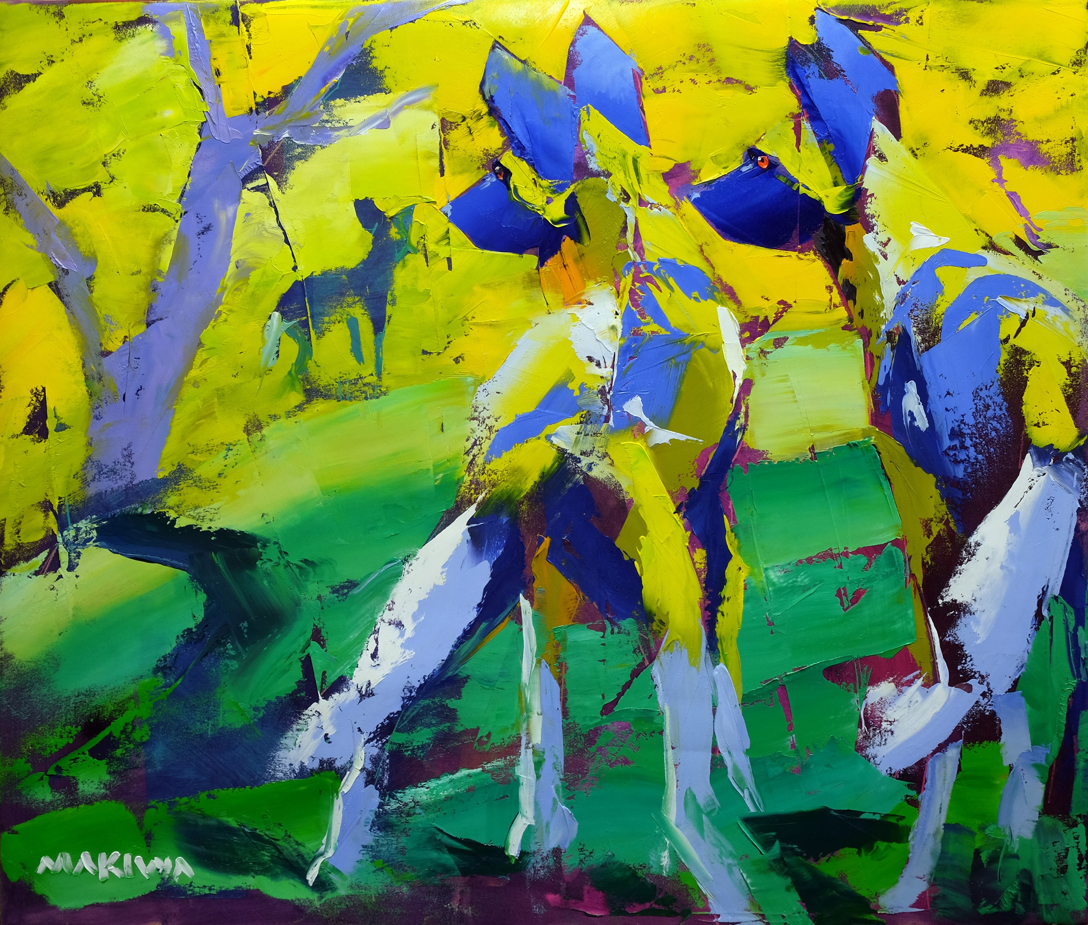 What was that? 68x80cm Oil on Canvas