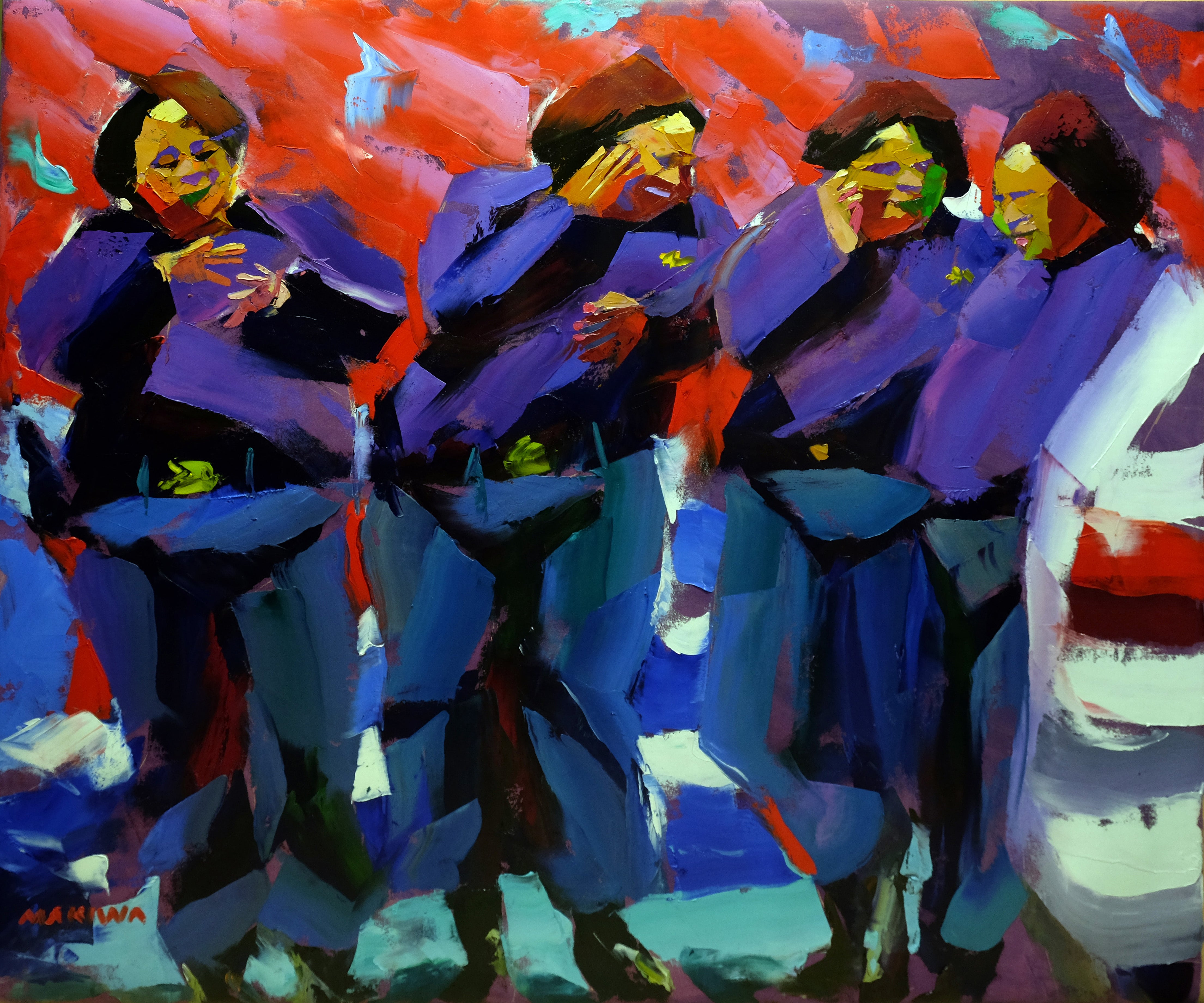 Day Shift 120x100cm Oil on Canvas