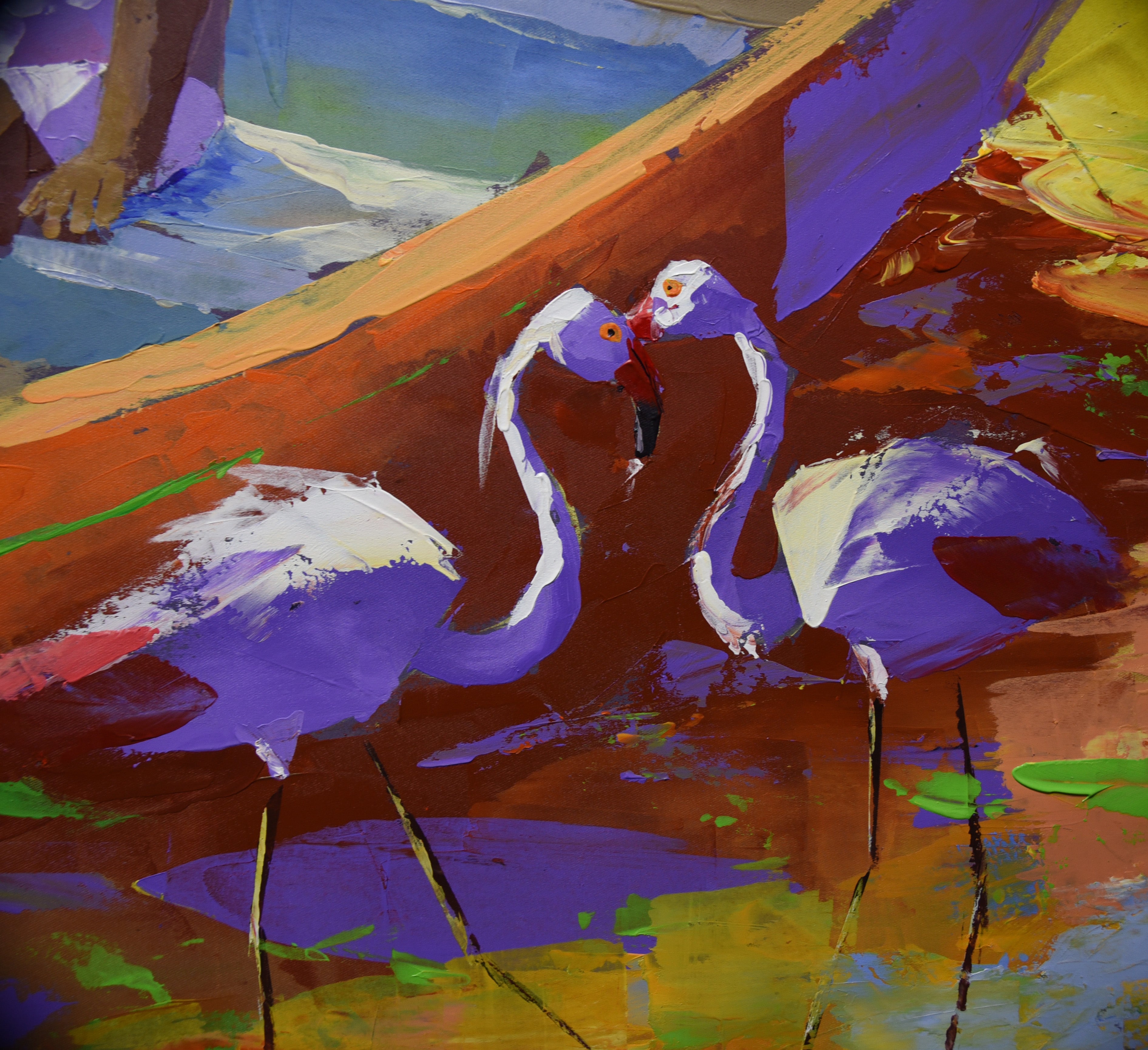 The Little Expedition 100x130cm Acrylic On Canvas