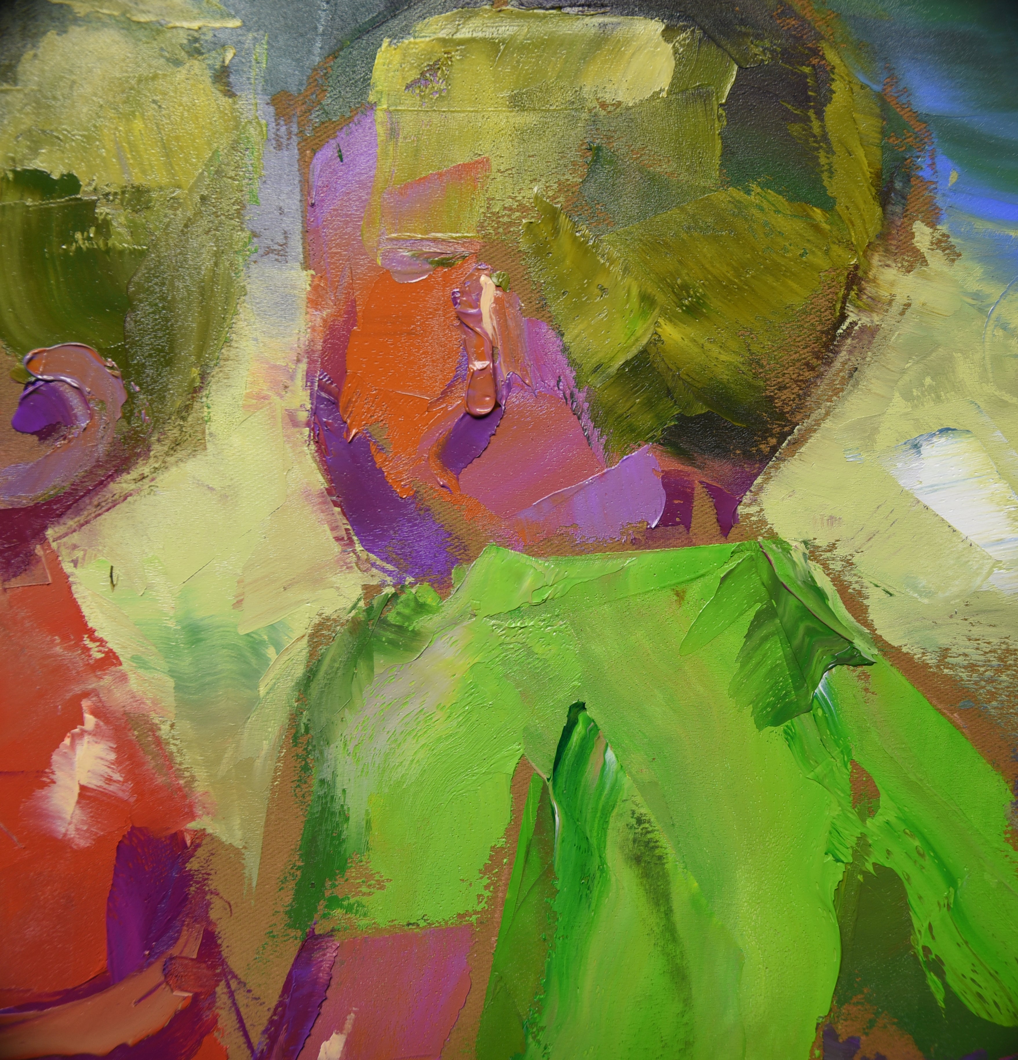 Seaside Mischief 71x56cm Oil On Canvas