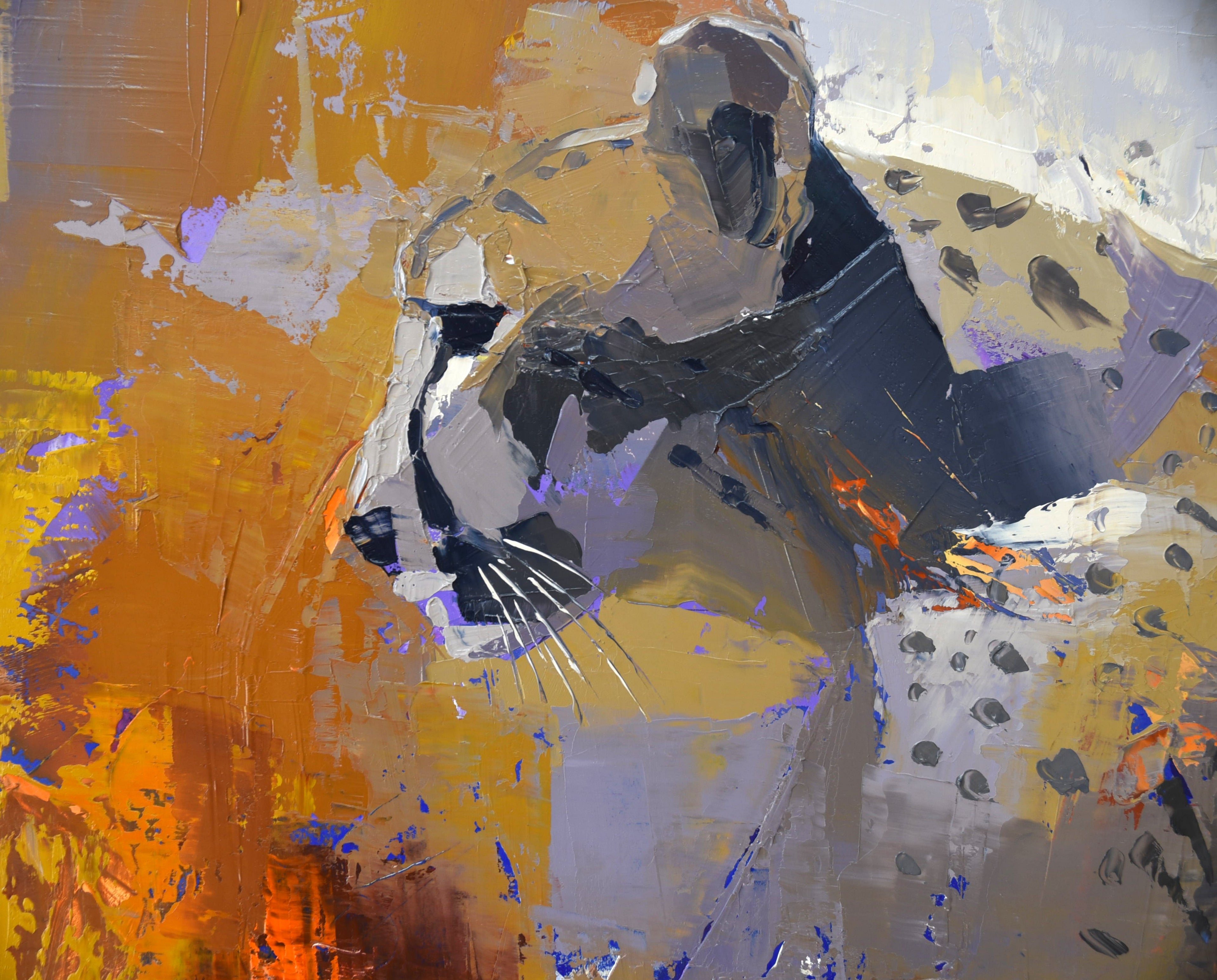 Silent Velocity 60x130cm Oil On Canvas