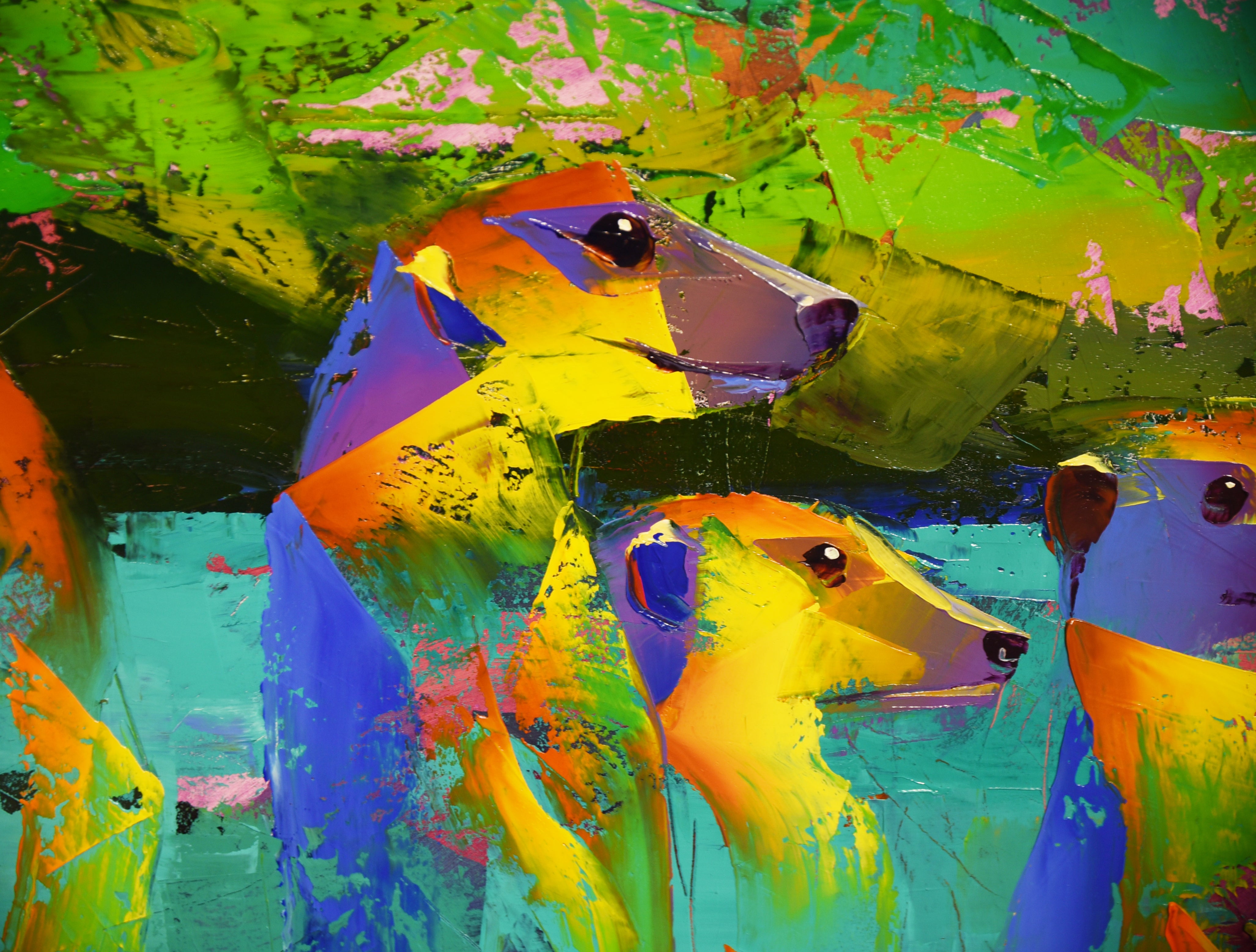 The Watch Begins 100x120cm Oil On Canvas