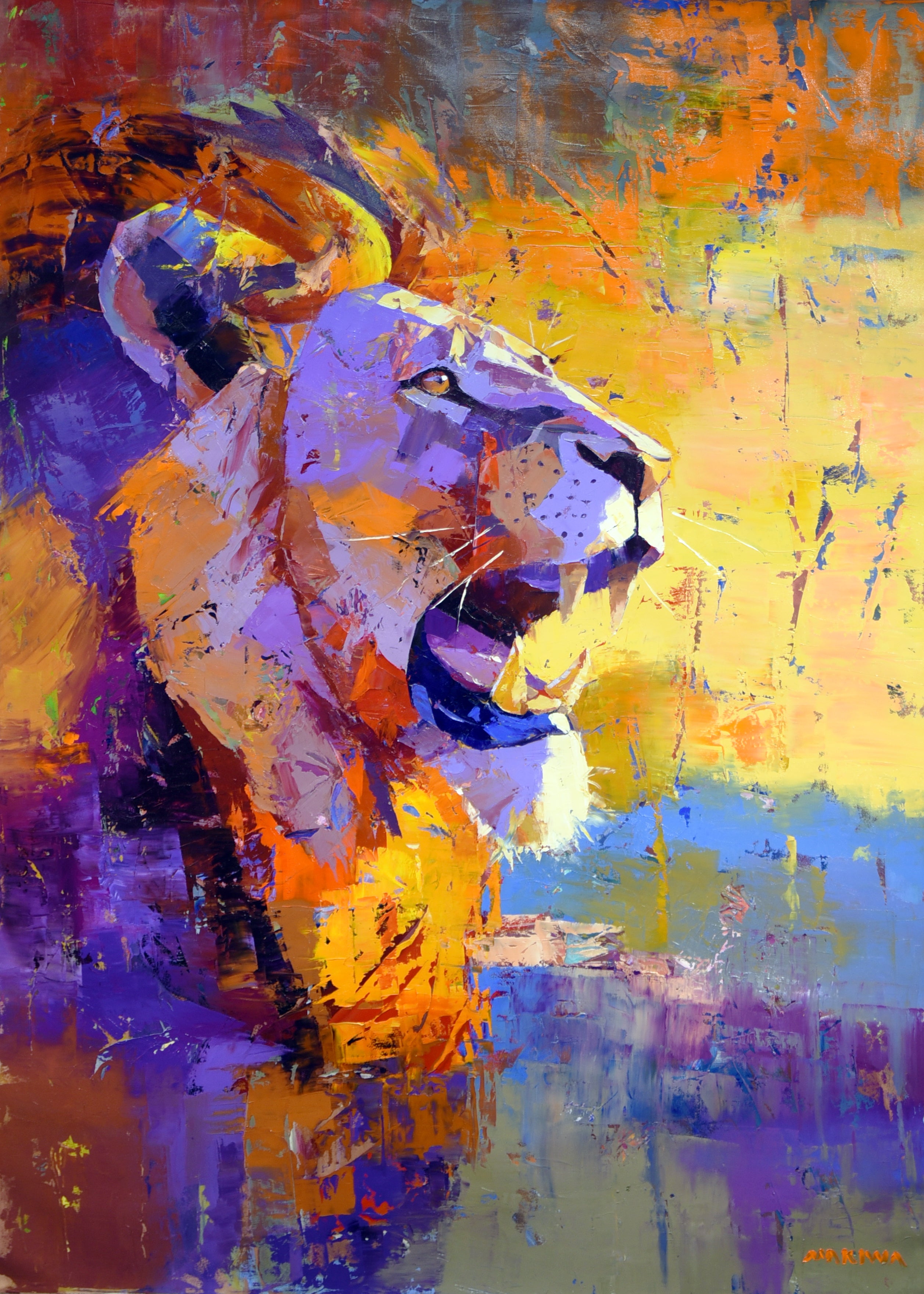 Day's End 140x100cm Oil On Canvas