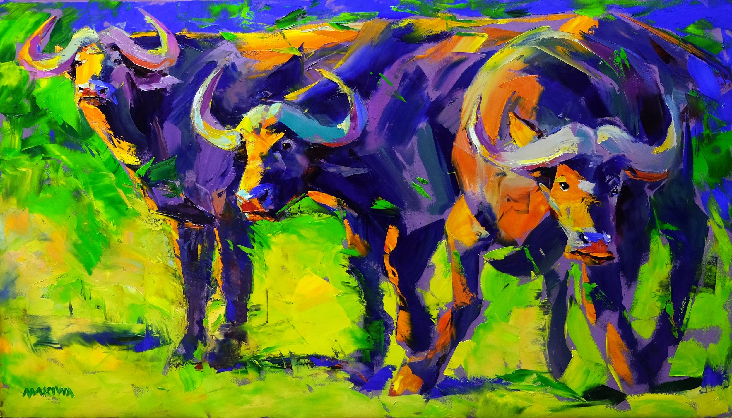 Belligerence 80x140cm Oil on Canvas