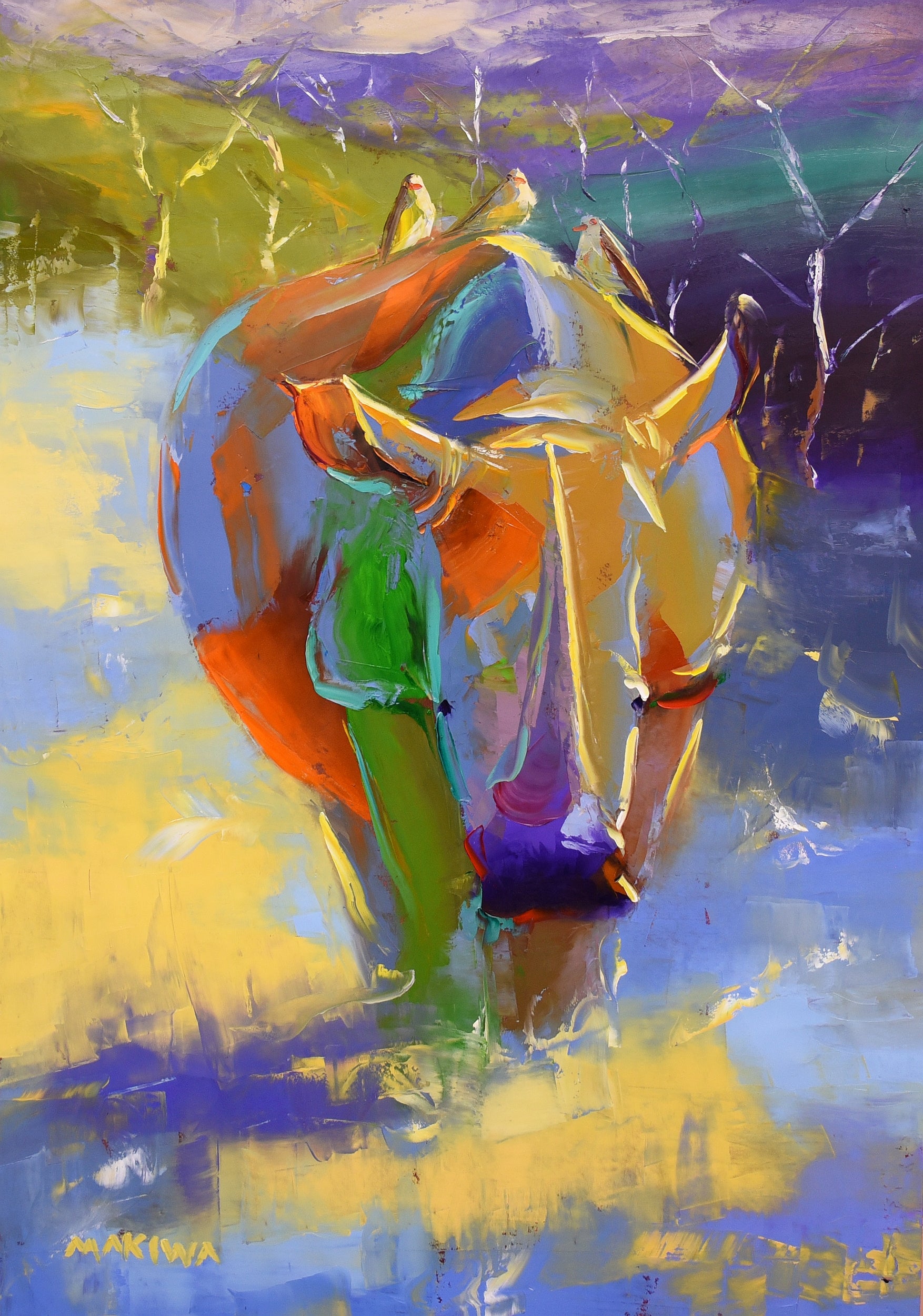 Friends 100x70cm Oil on Canvas