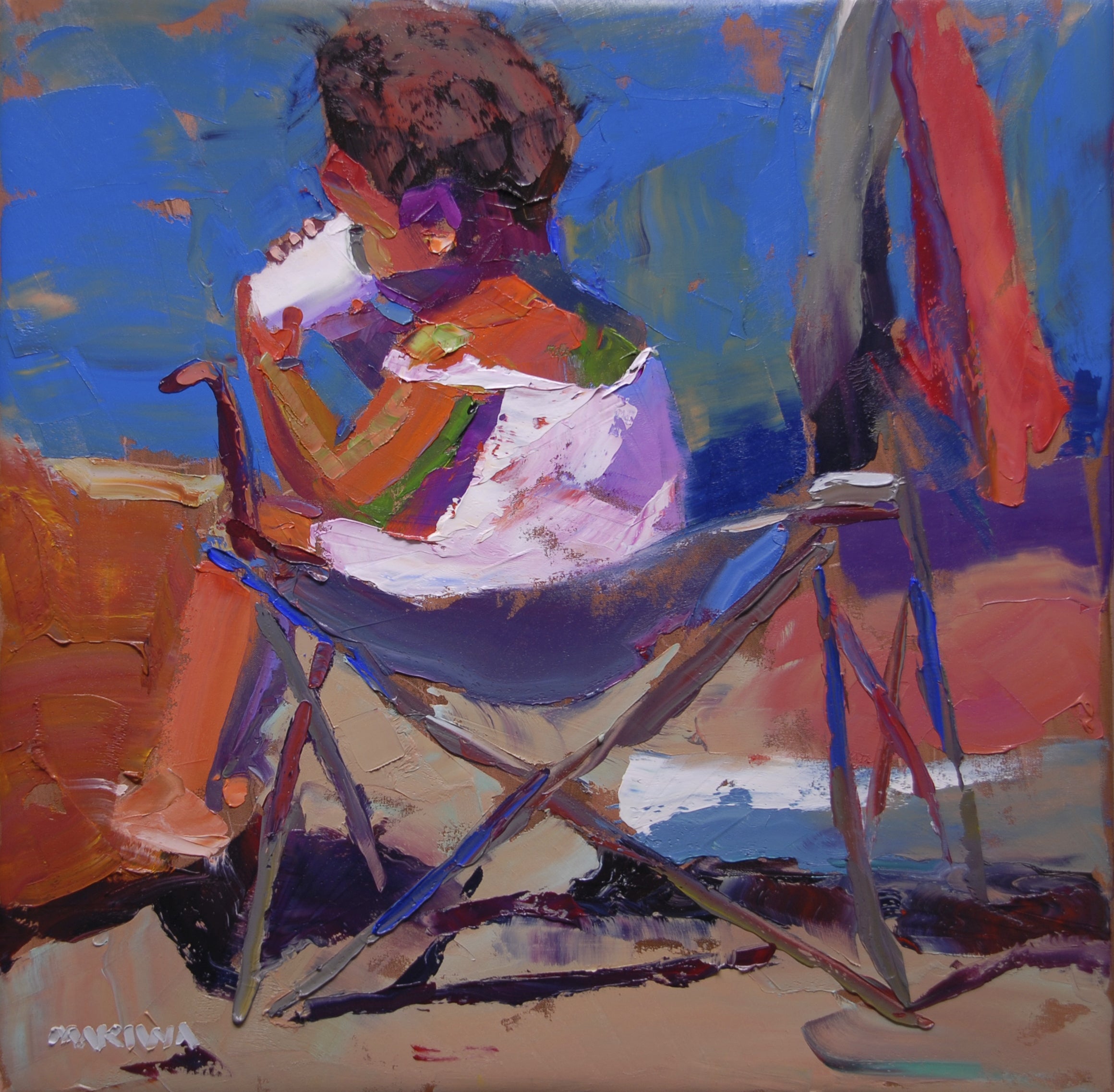 Fruit Juice 55x55cm Oil on Canvas