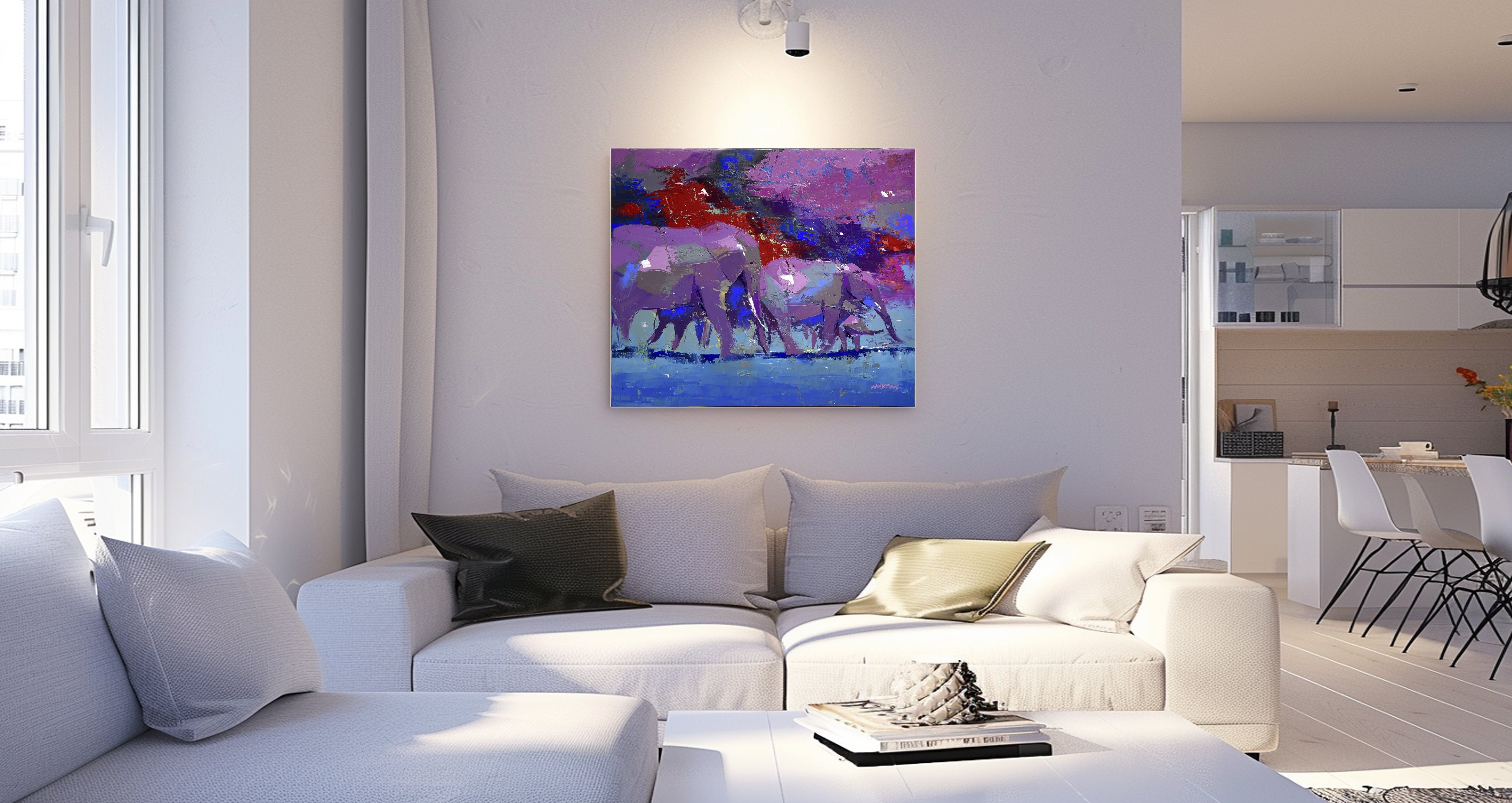 Stroll In the Sun 68x80cm Oil on Canvas