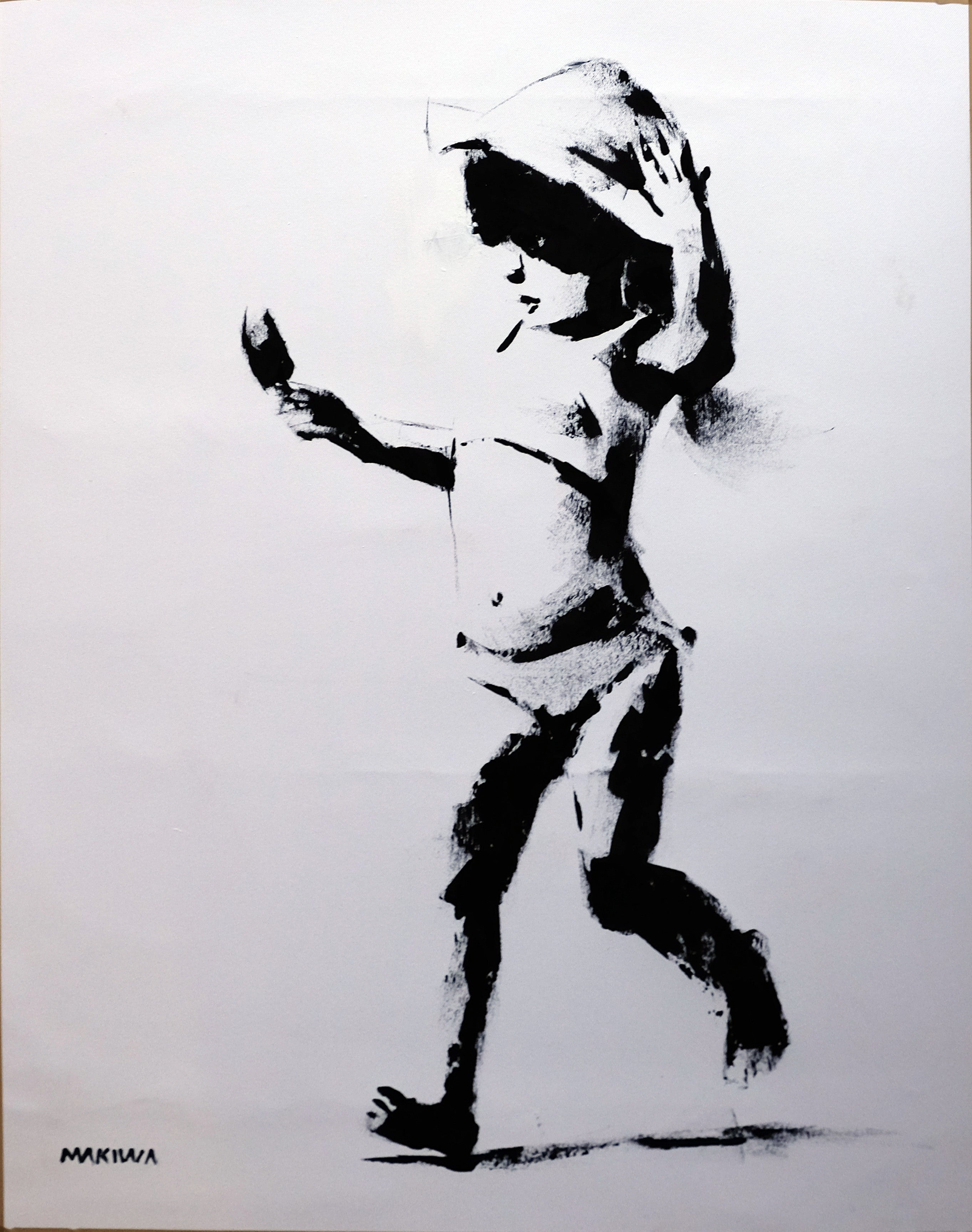 Ice Cream Kid  71x56cm Acrylic on Canvas