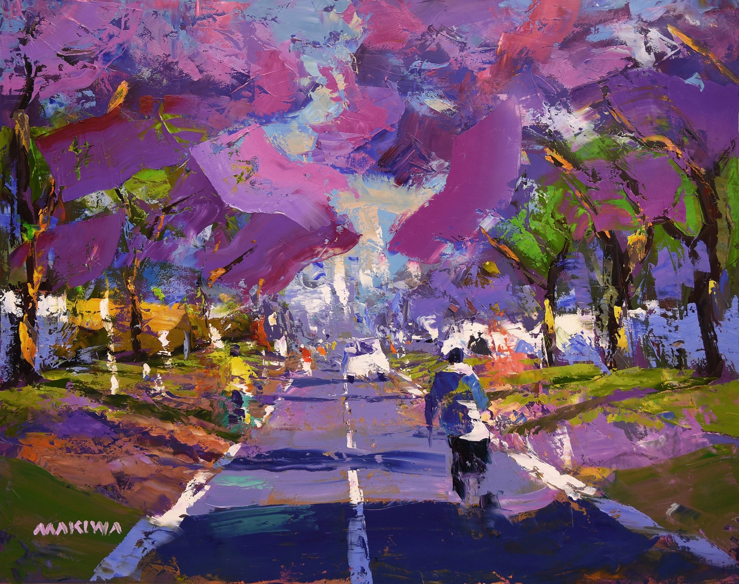 In Full Bloom 75x95 cm Oil on Canvas