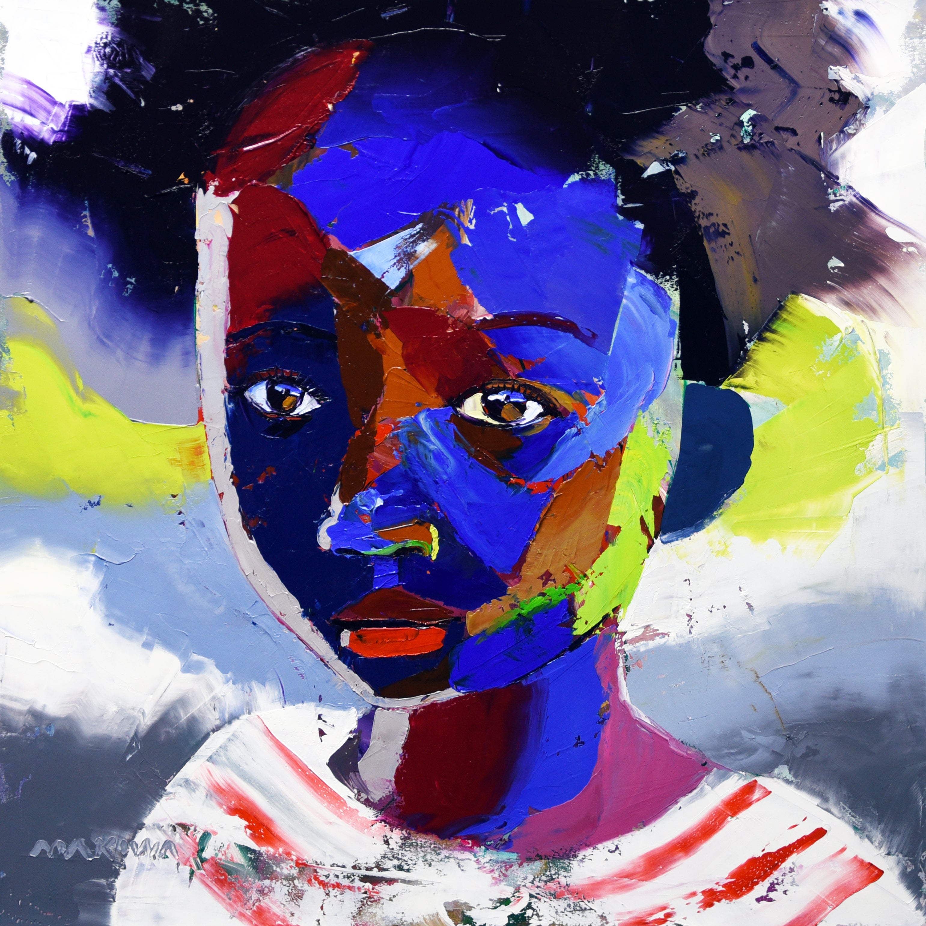 Innocence 55x55cm Oil On Canvas