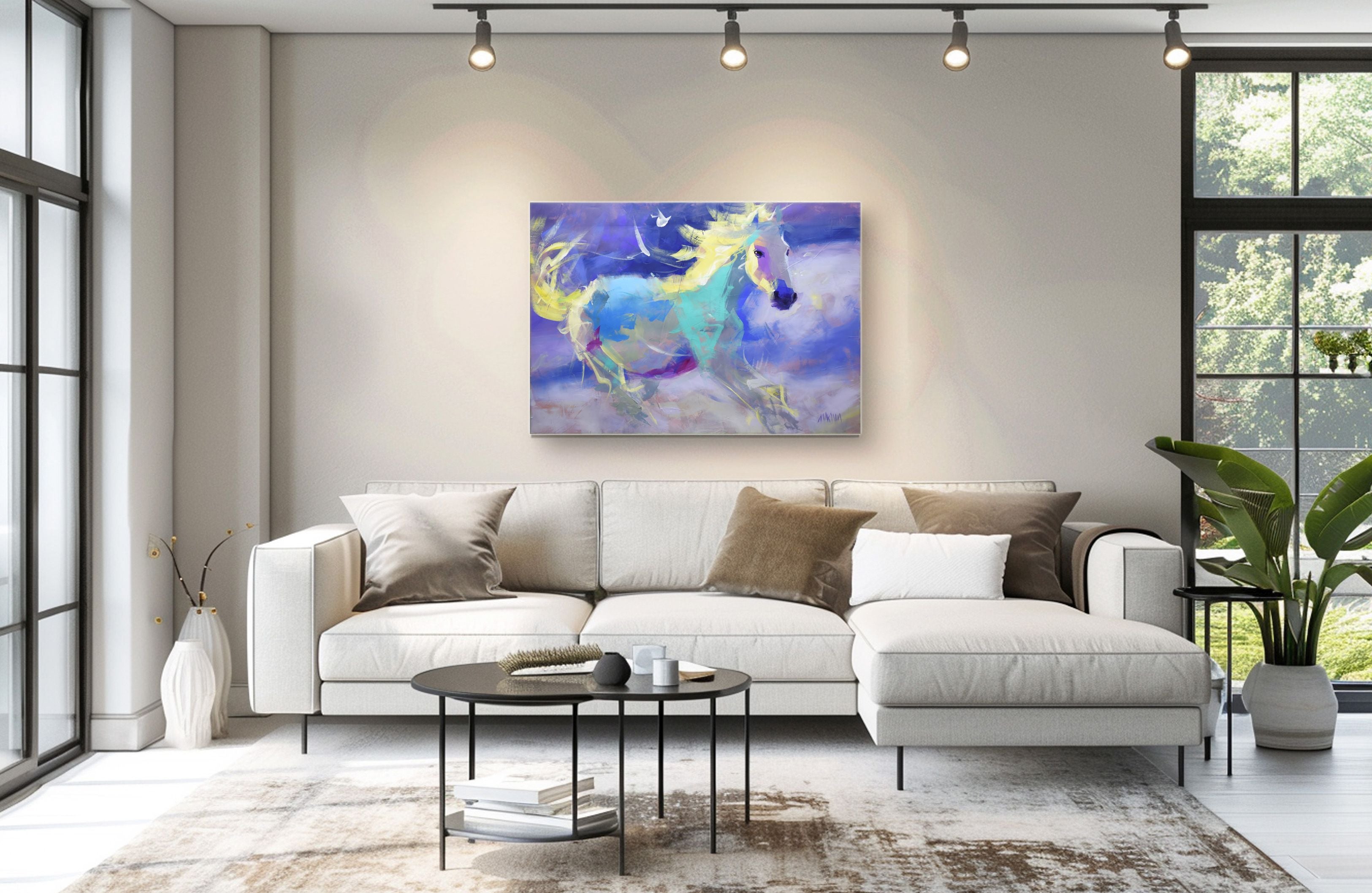 Wings of the Wind 70x100cm Acrylic On Canvas