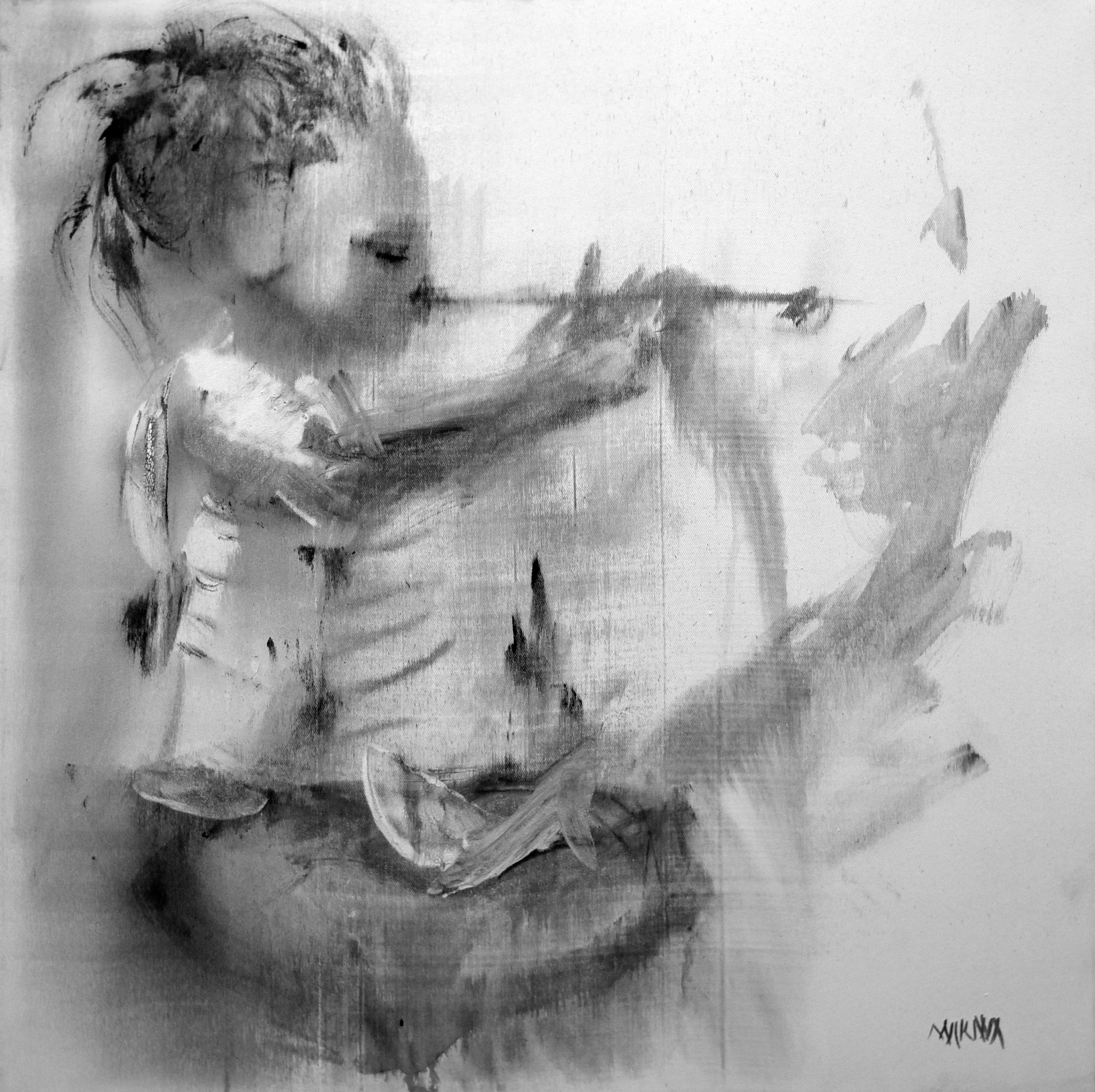 Melodies 55x55cm Acrylic on Canvas
