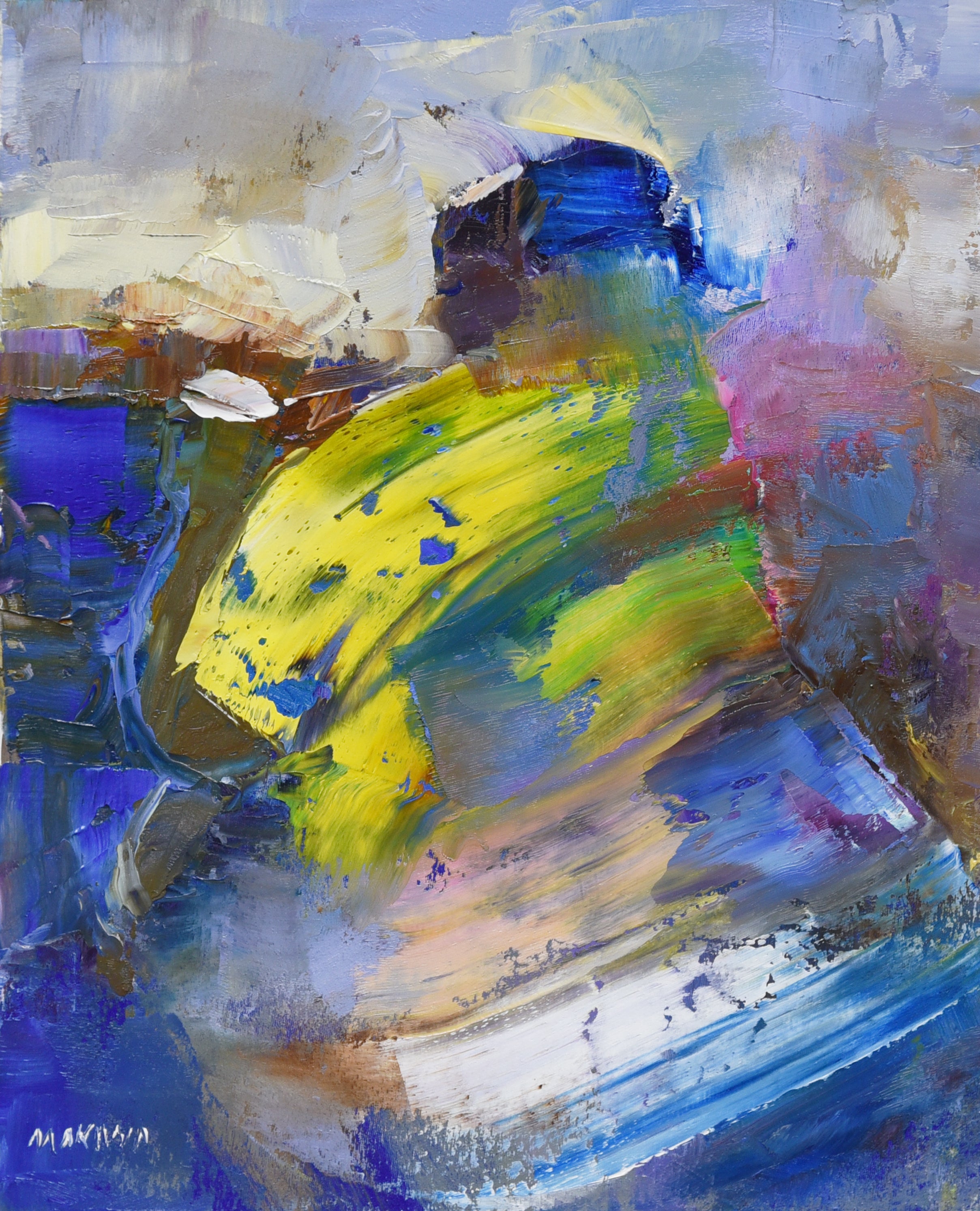 Morning Coffee 210x170mm Oil On Canvas
