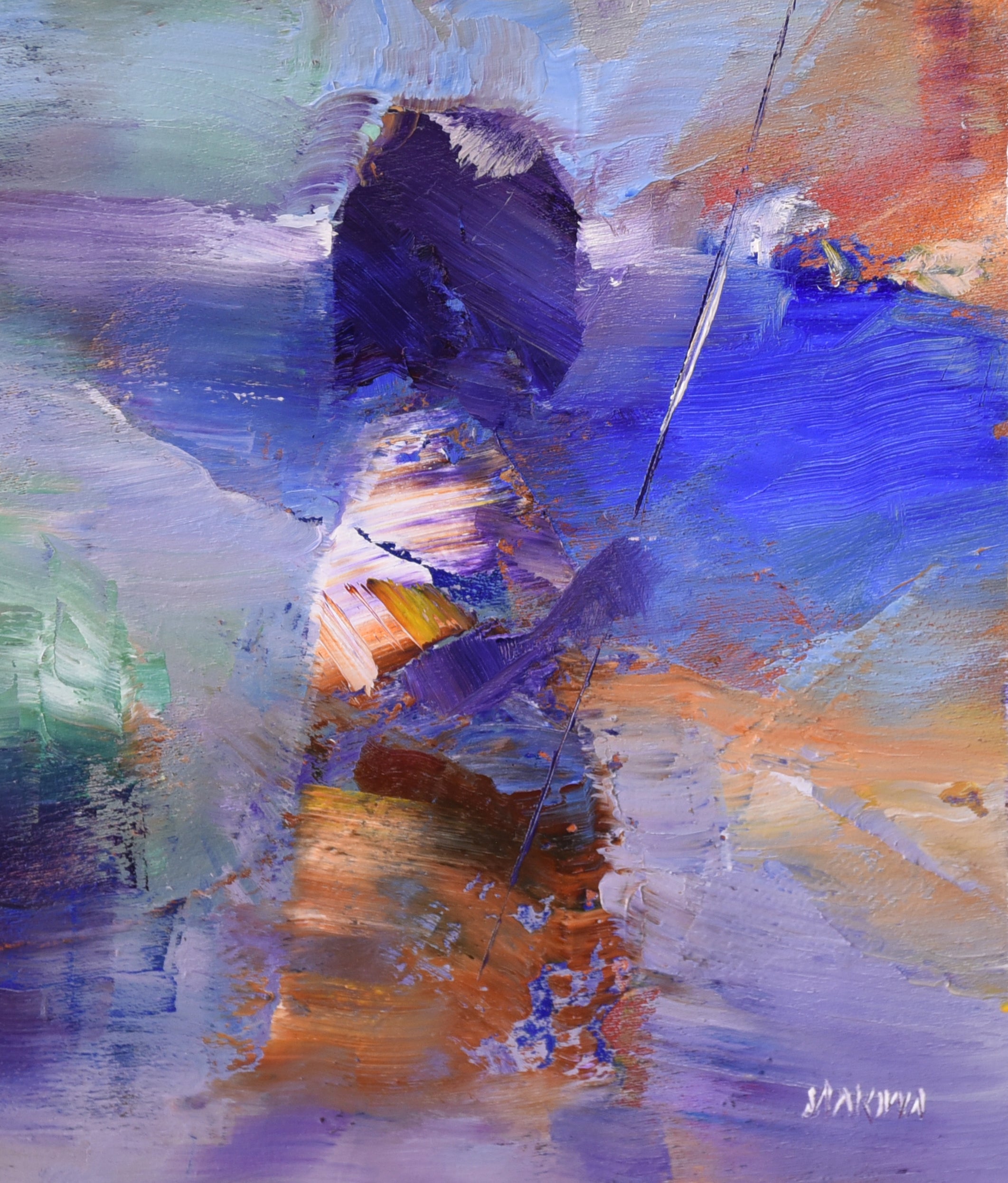 Morning Journey 135x115mm Oil On Canvas