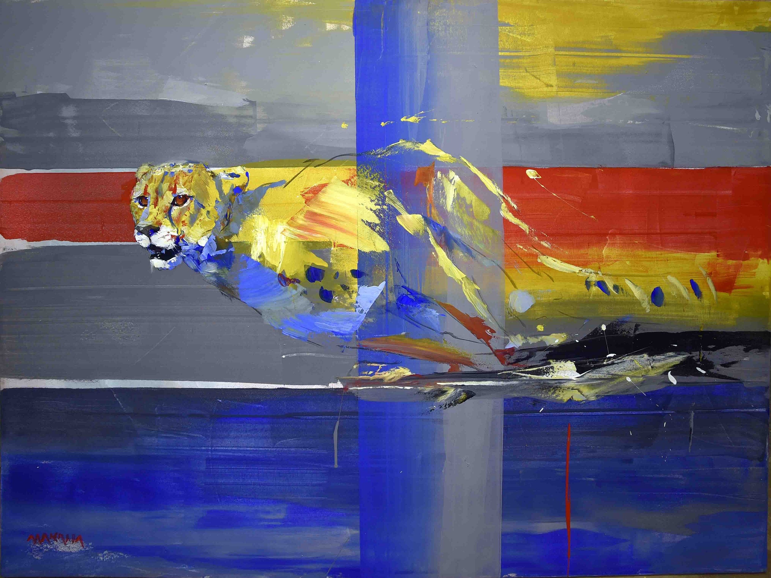 Need for Speed 120x160cm Acrylic on Canvas
