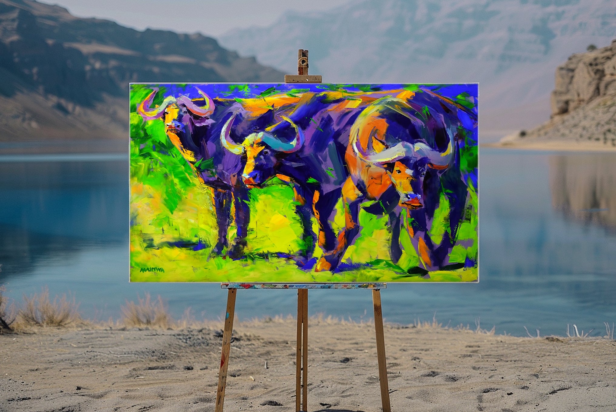 Belligerence 80x140cm Oil on Canvas