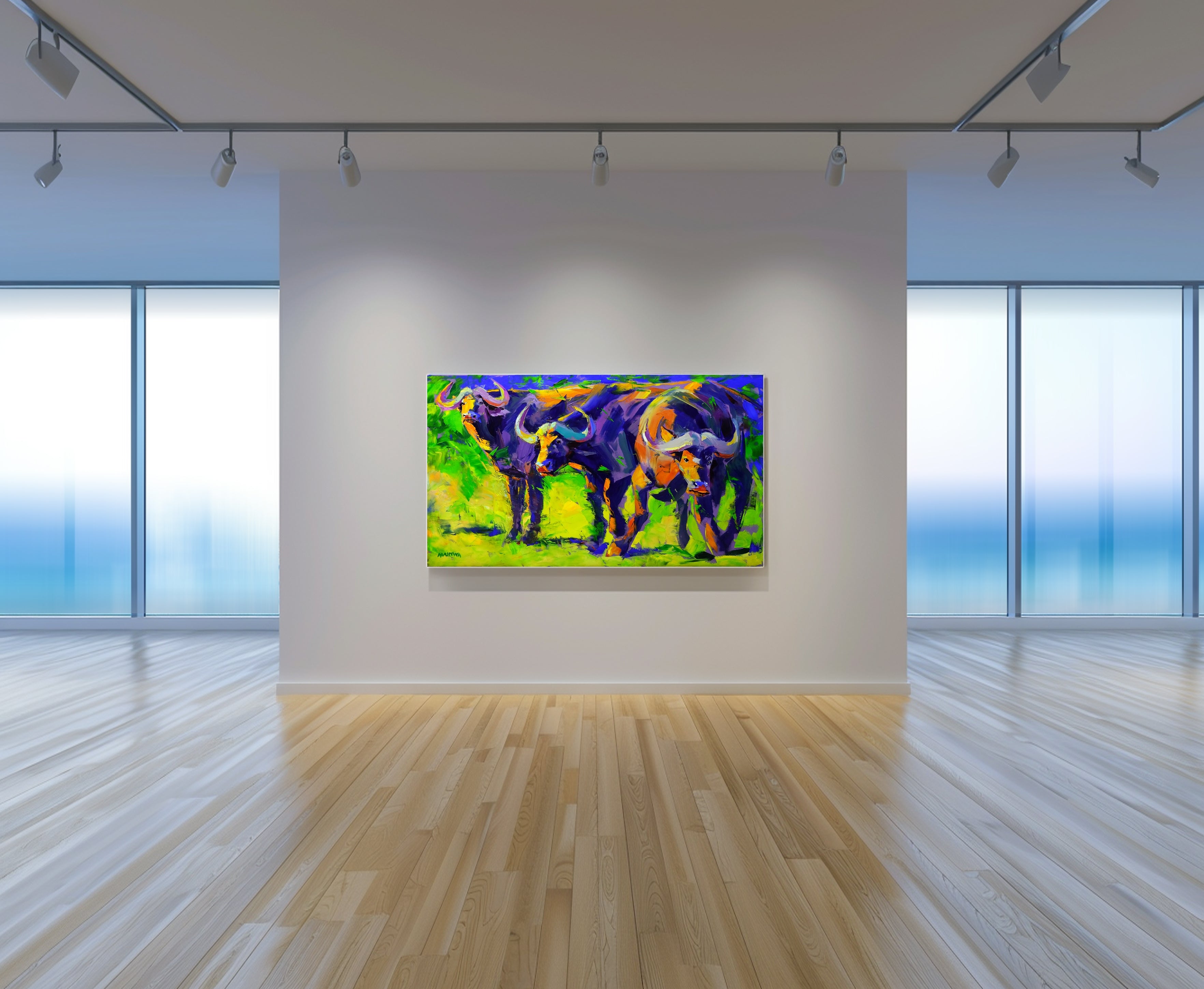 Belligerence 80x140cm Oil on Canvas
