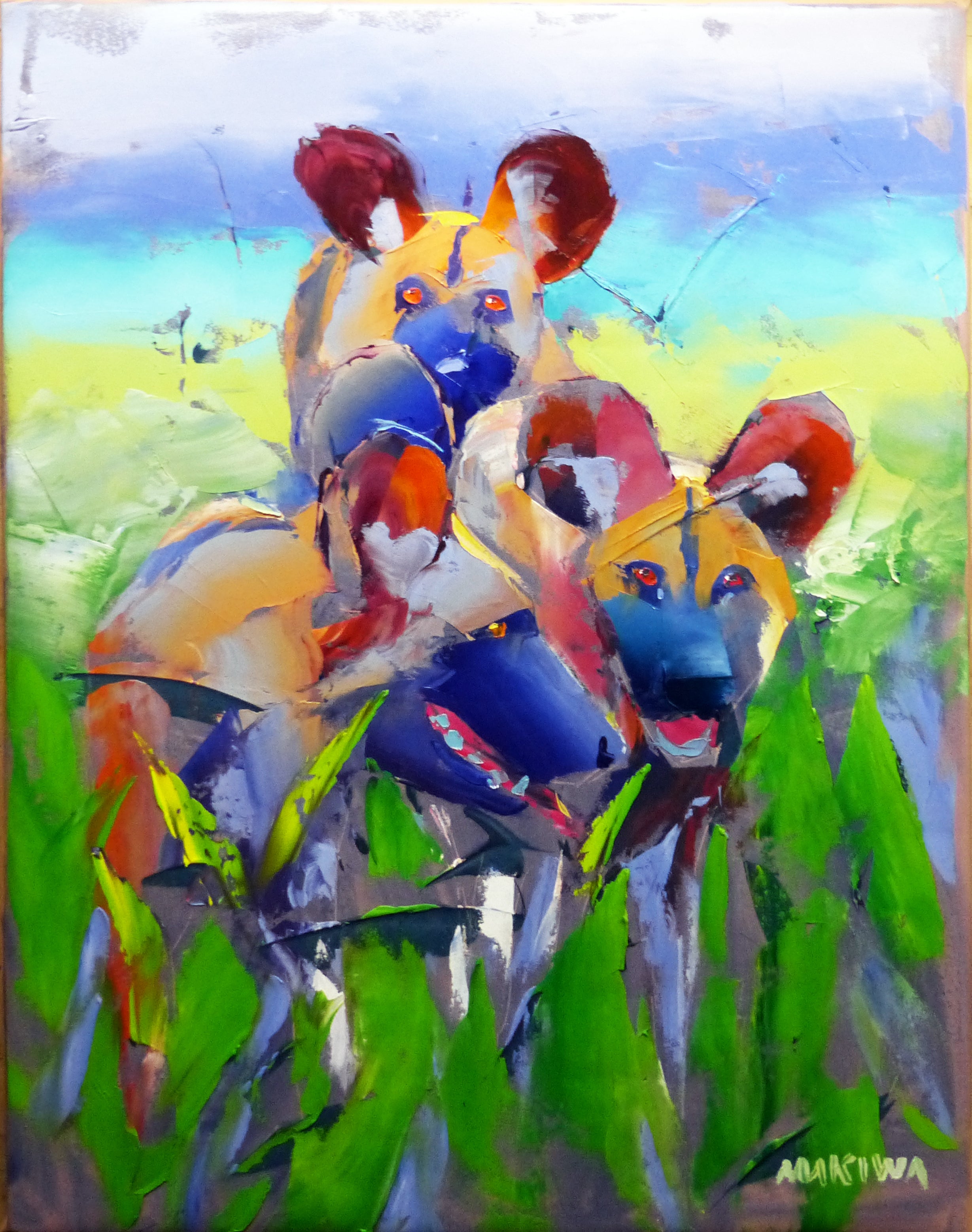 Green Forests 71x56cm Oil on Canvas