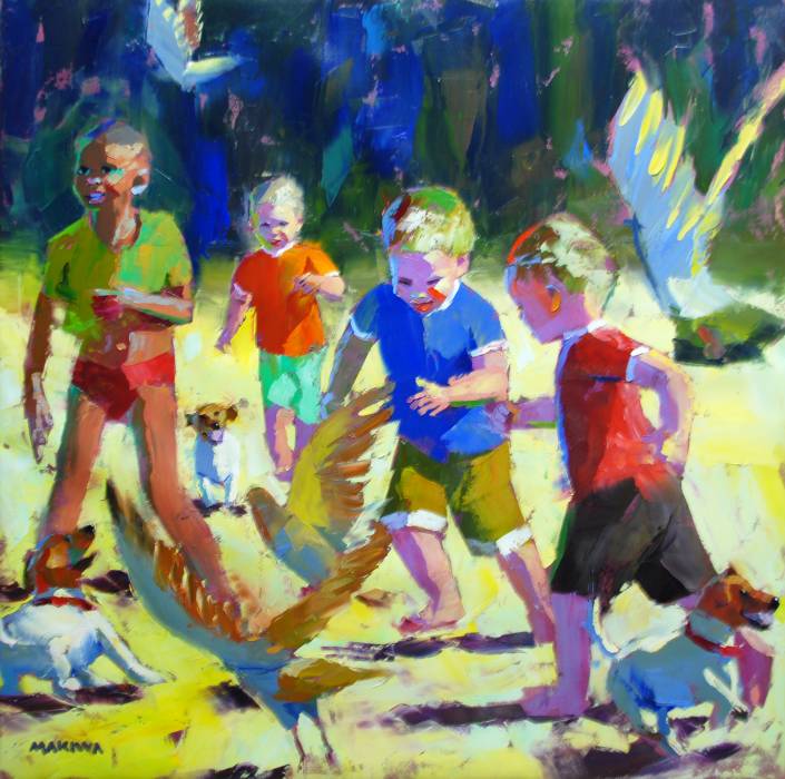 Private Commission 120x120cm Oil on Canvas