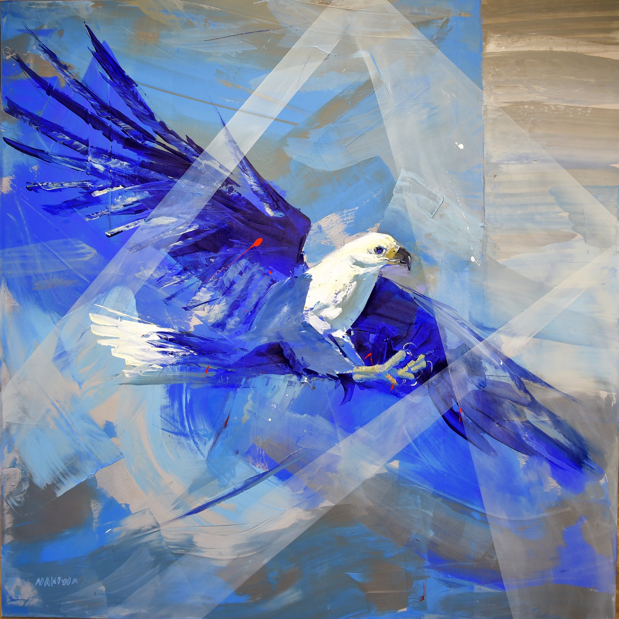 Rays of Hope 140x140cm Acrylic on Canvas