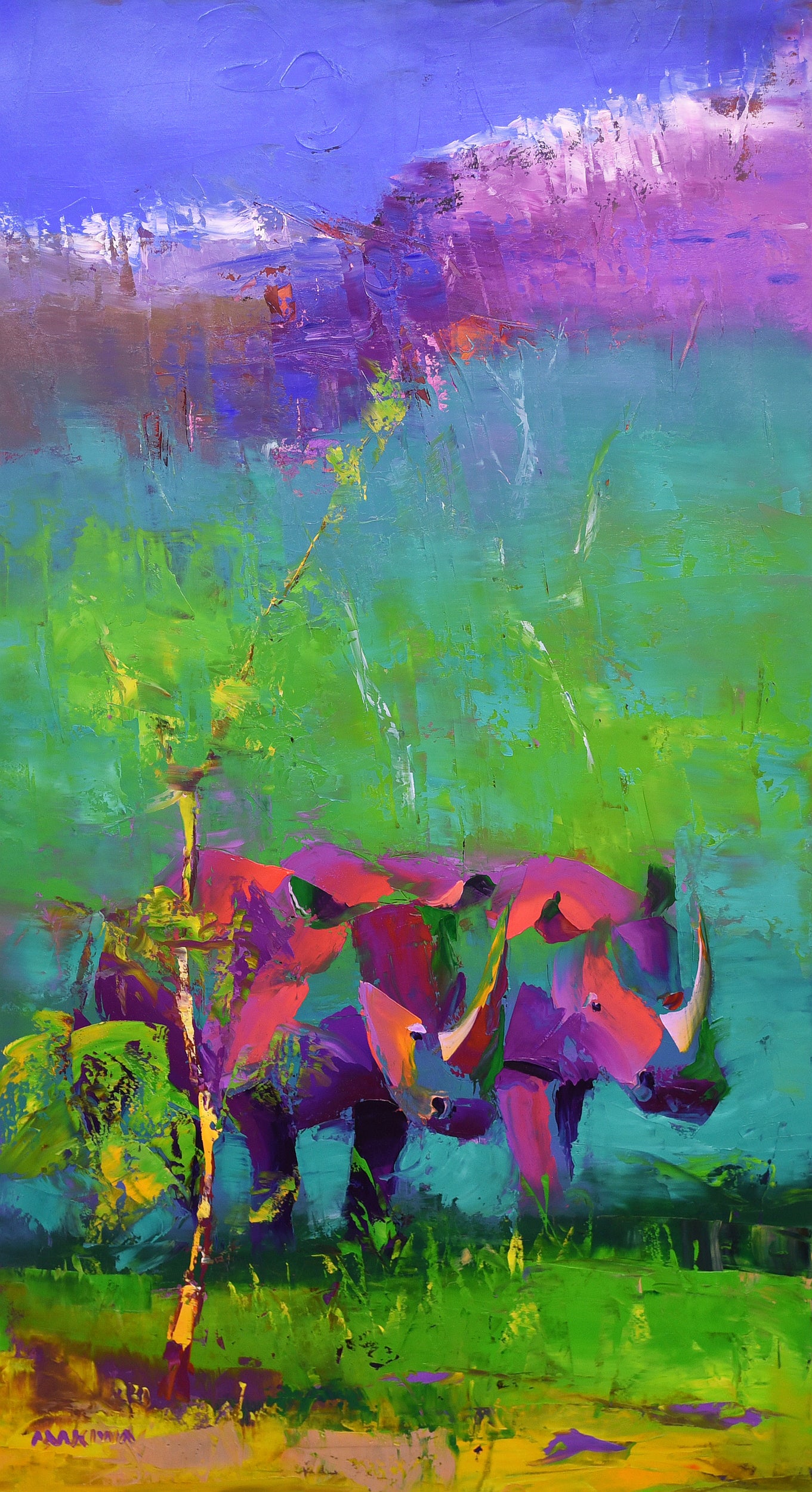 Rest a While 100x55cm Oil On Canvas
