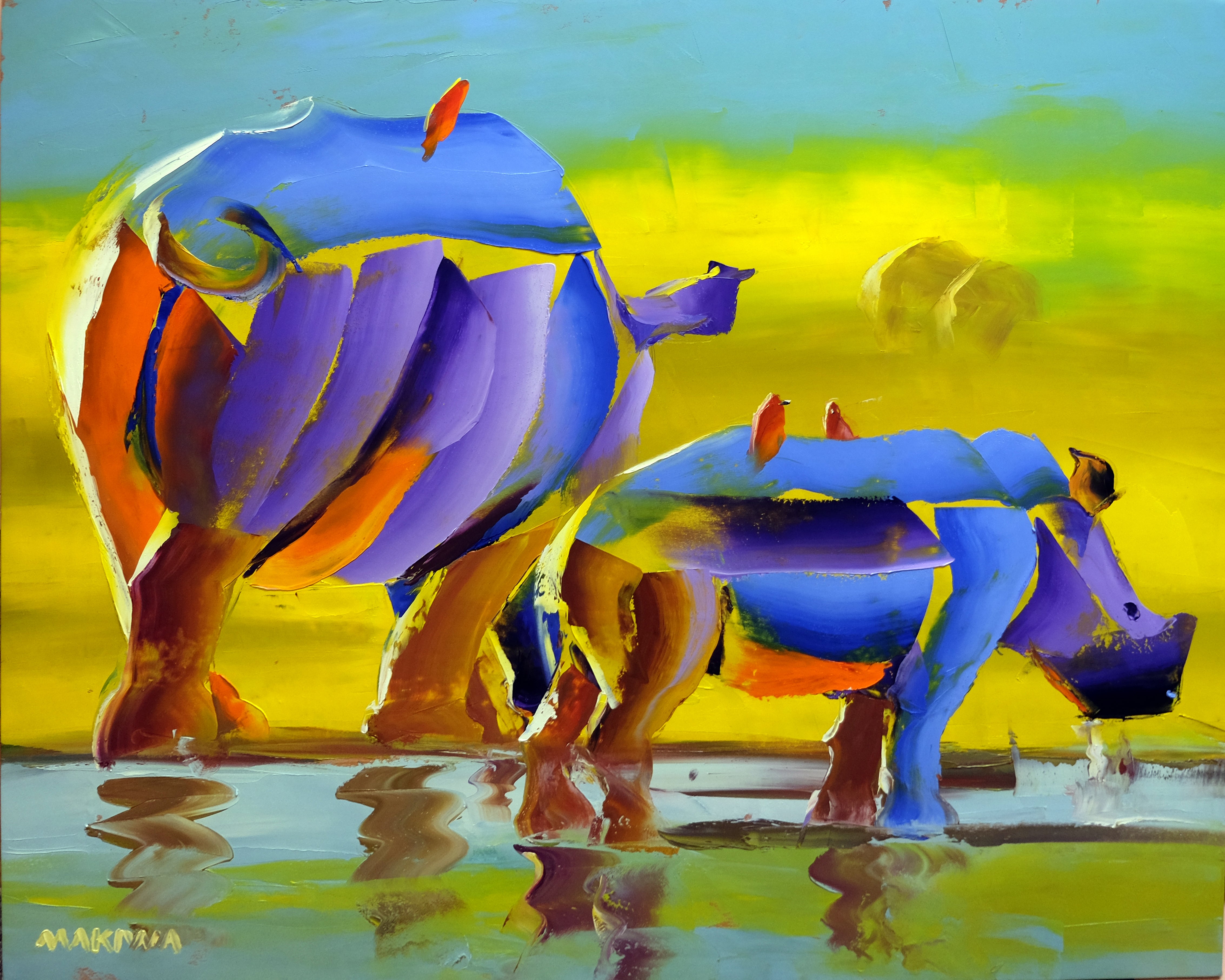 Silent Dawn 80x100cm Oil on Canvas