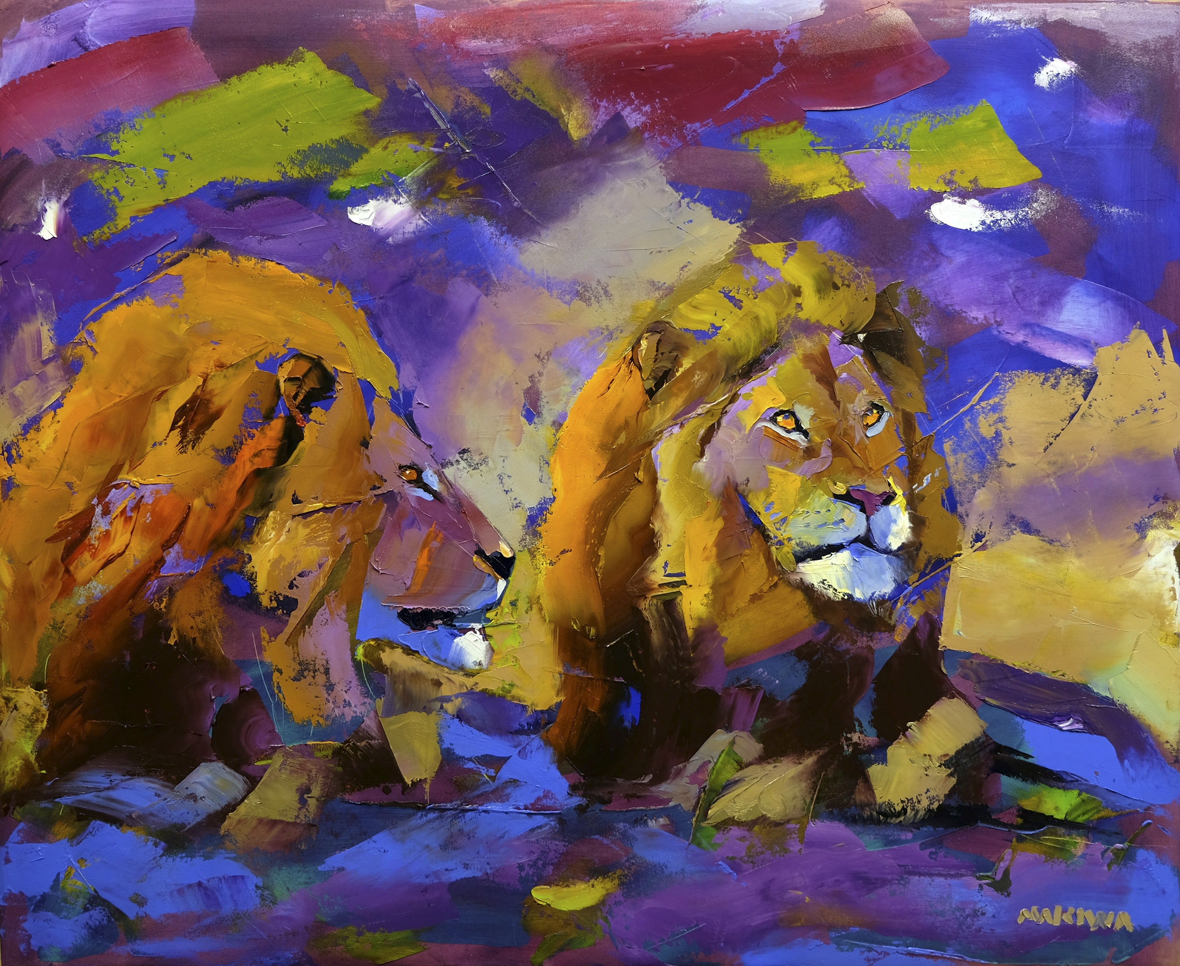 Strategy Tonight 80x100cm Oil on Canvas