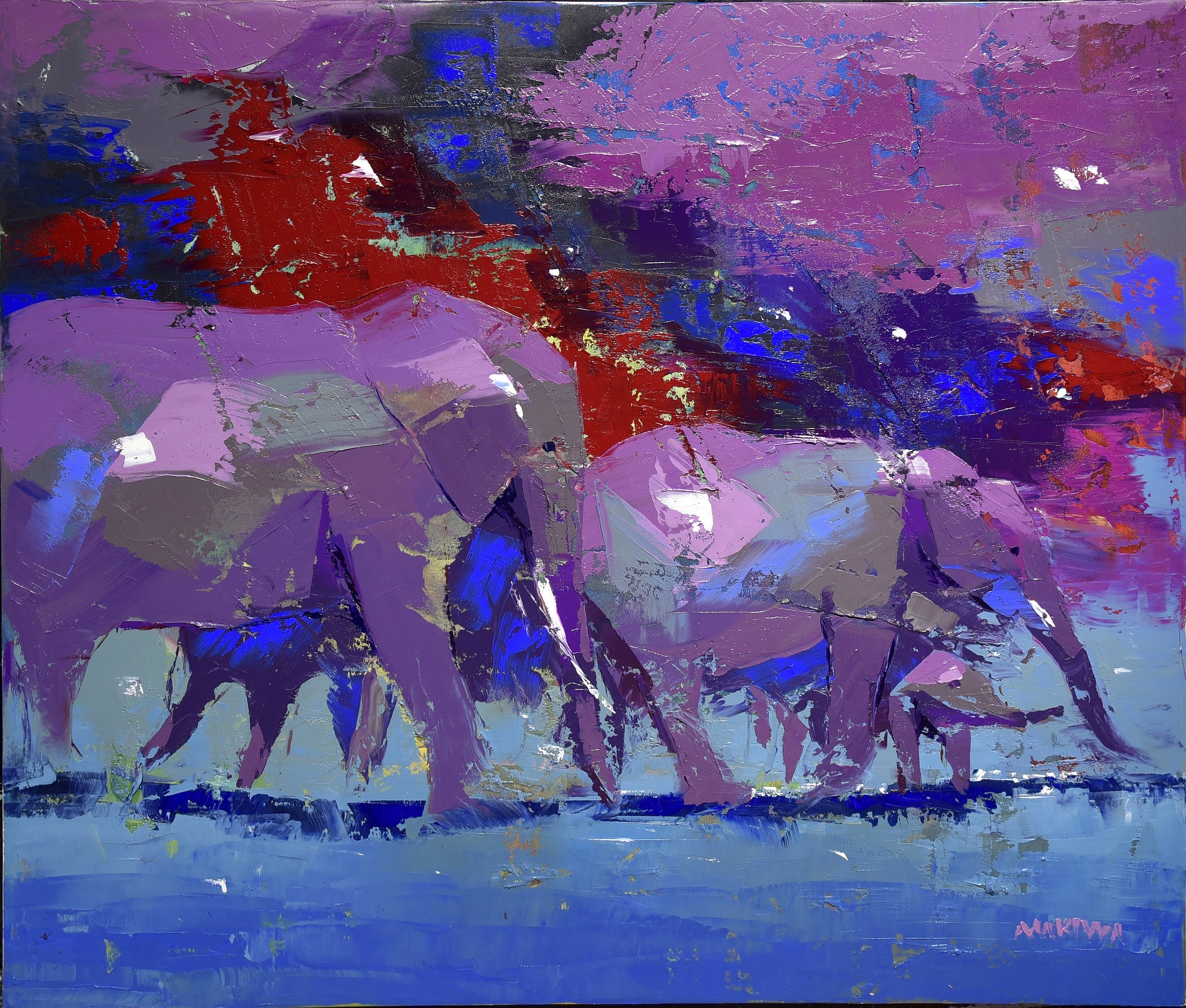 Stroll In the Sun 68x80cm Oil on Canvas