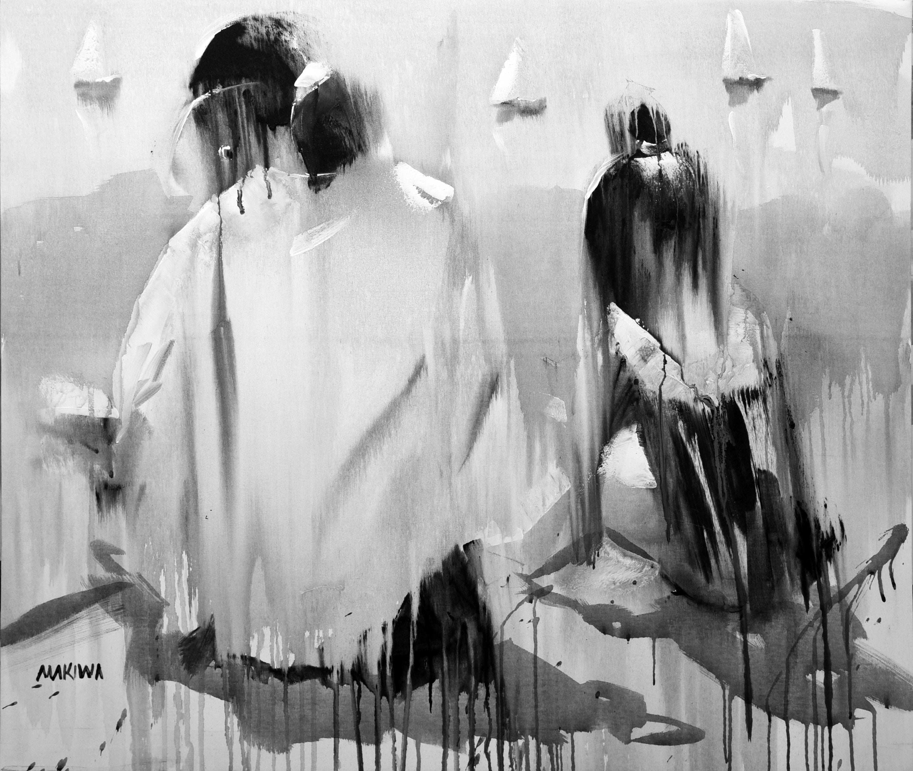 Sunday Outing 56x71cm Acrylic on Canvas