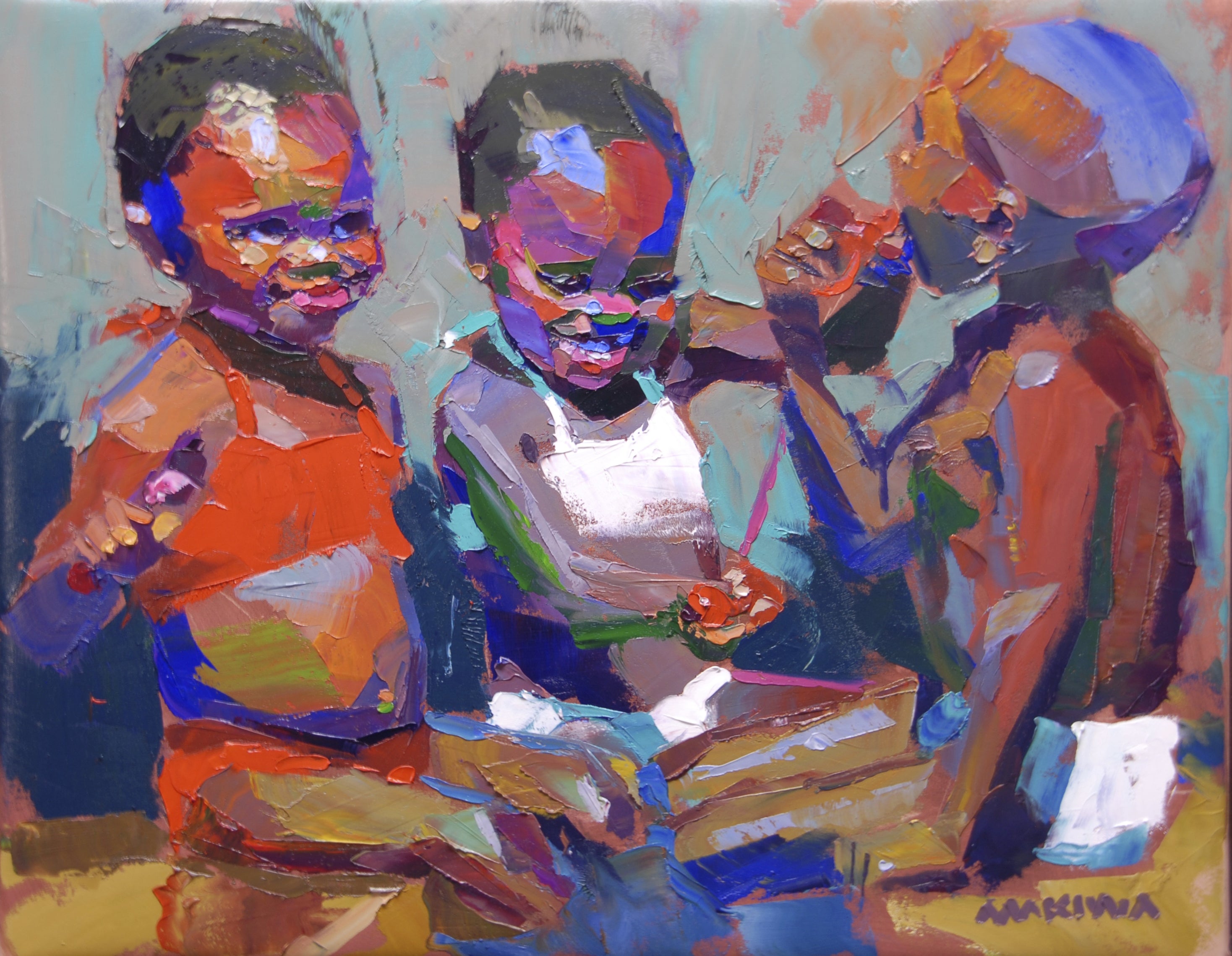 Sweets 56x71cm Oil on Canvas