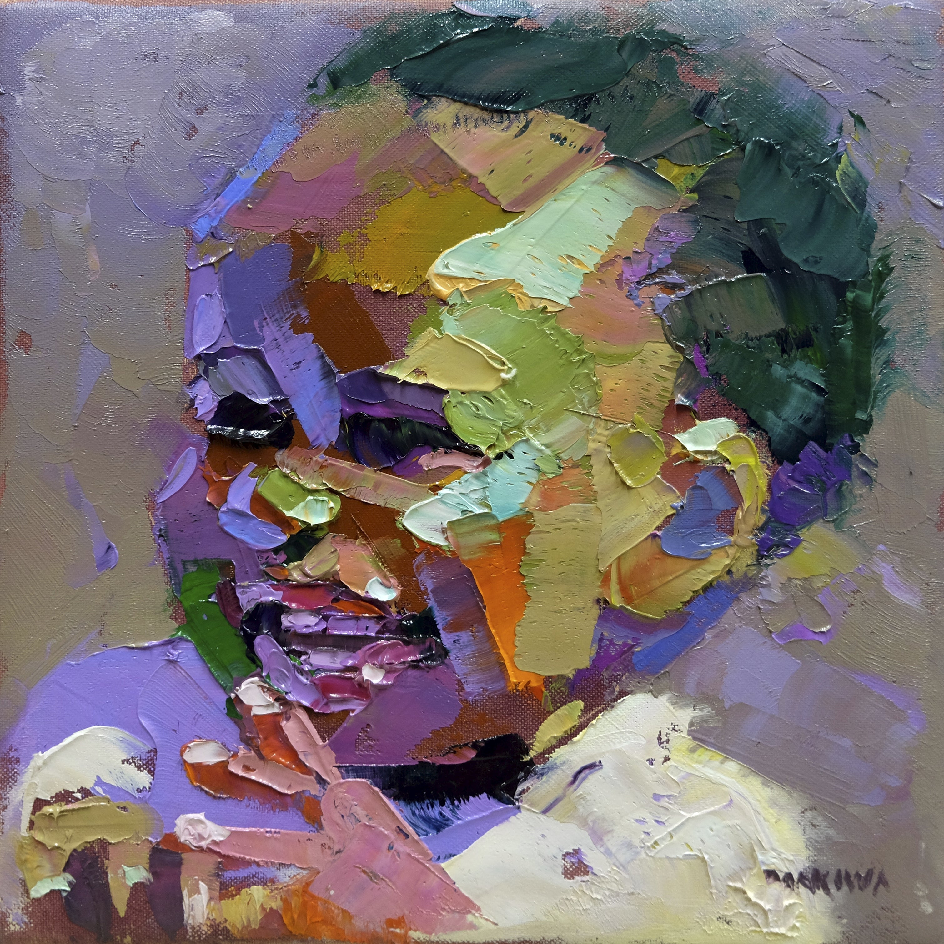 The Baby 2 20x20cm Oil on Canvas