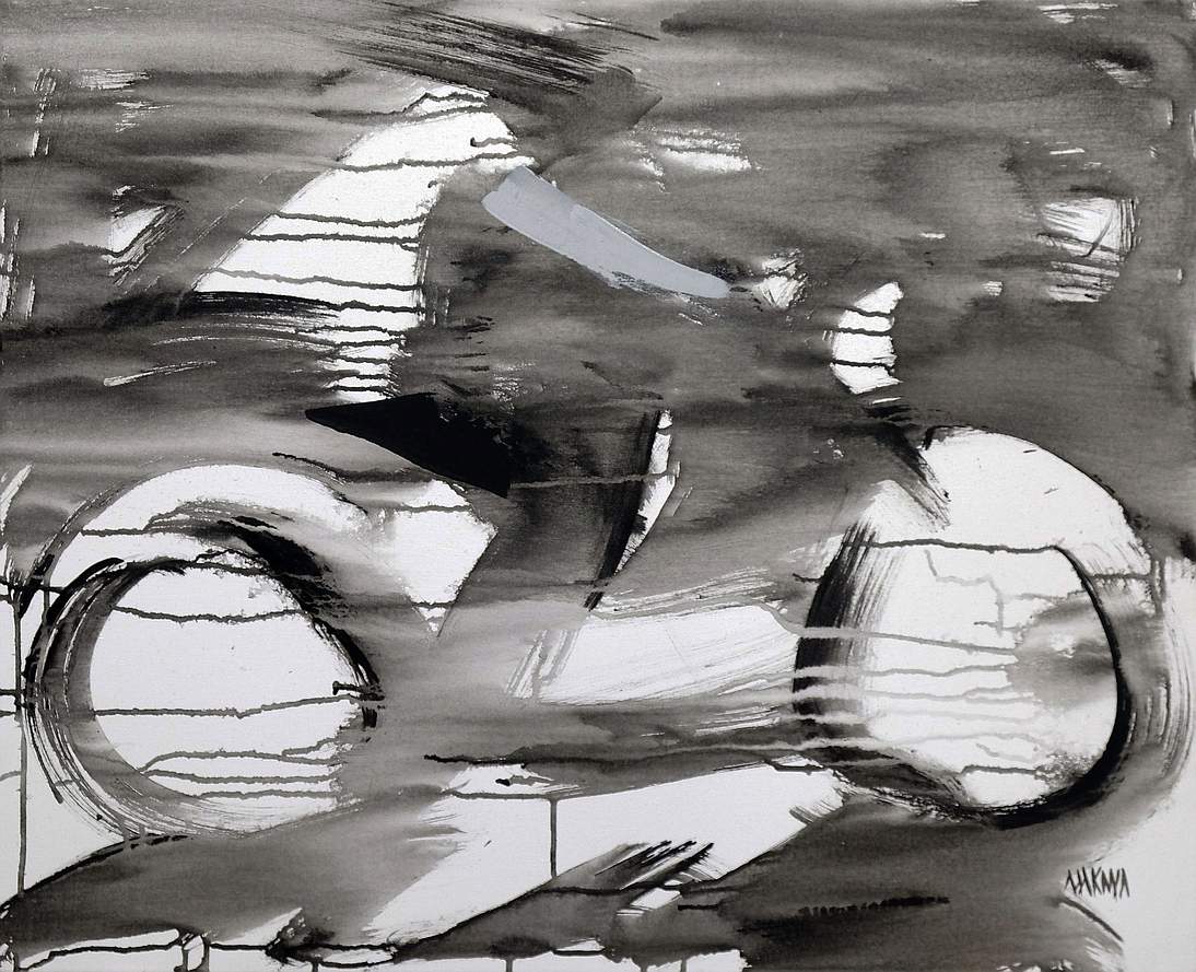 The Rider 1 12 65x80cm Acrylic on Canvas