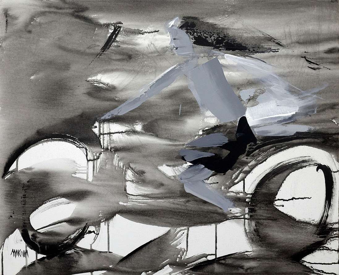 The Rider II 65x80cm Acrylic on Canvas