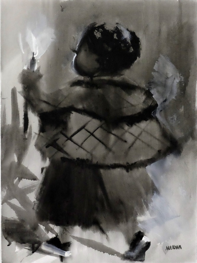 The Candle 40x35cm Acrylic on Canvas