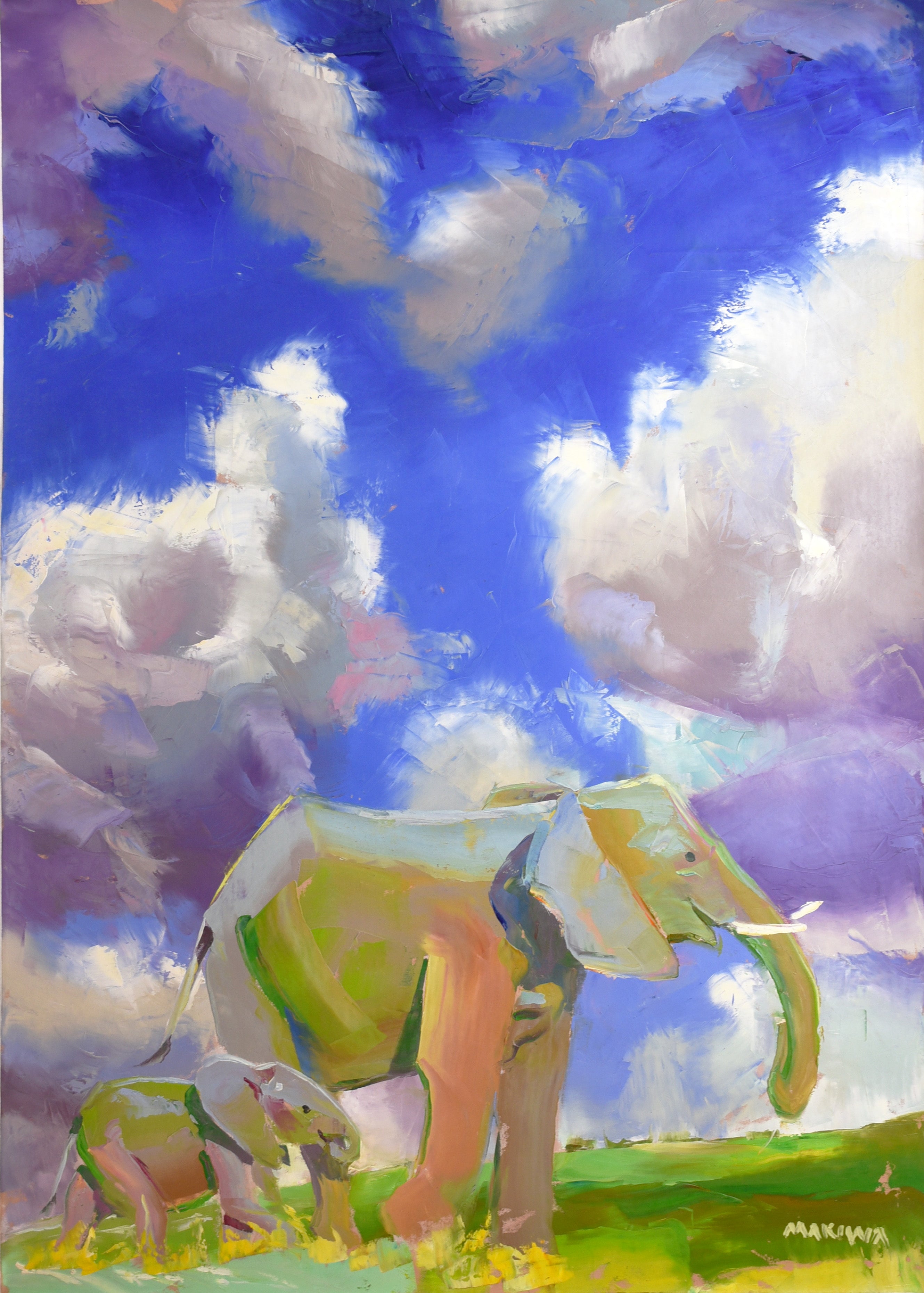 Under the Same Sky 140x100cm Oil On Canvas