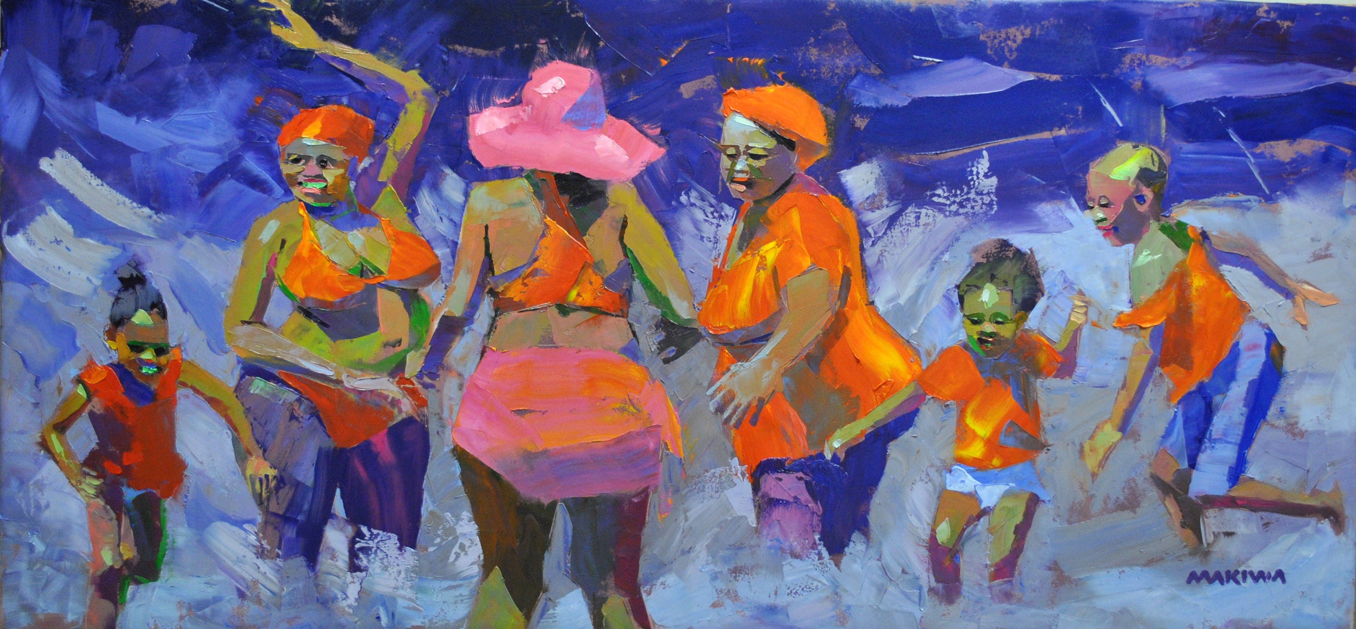 Where Our Stories Meet Oil On Canvas 80x170cm Oil On Canvas