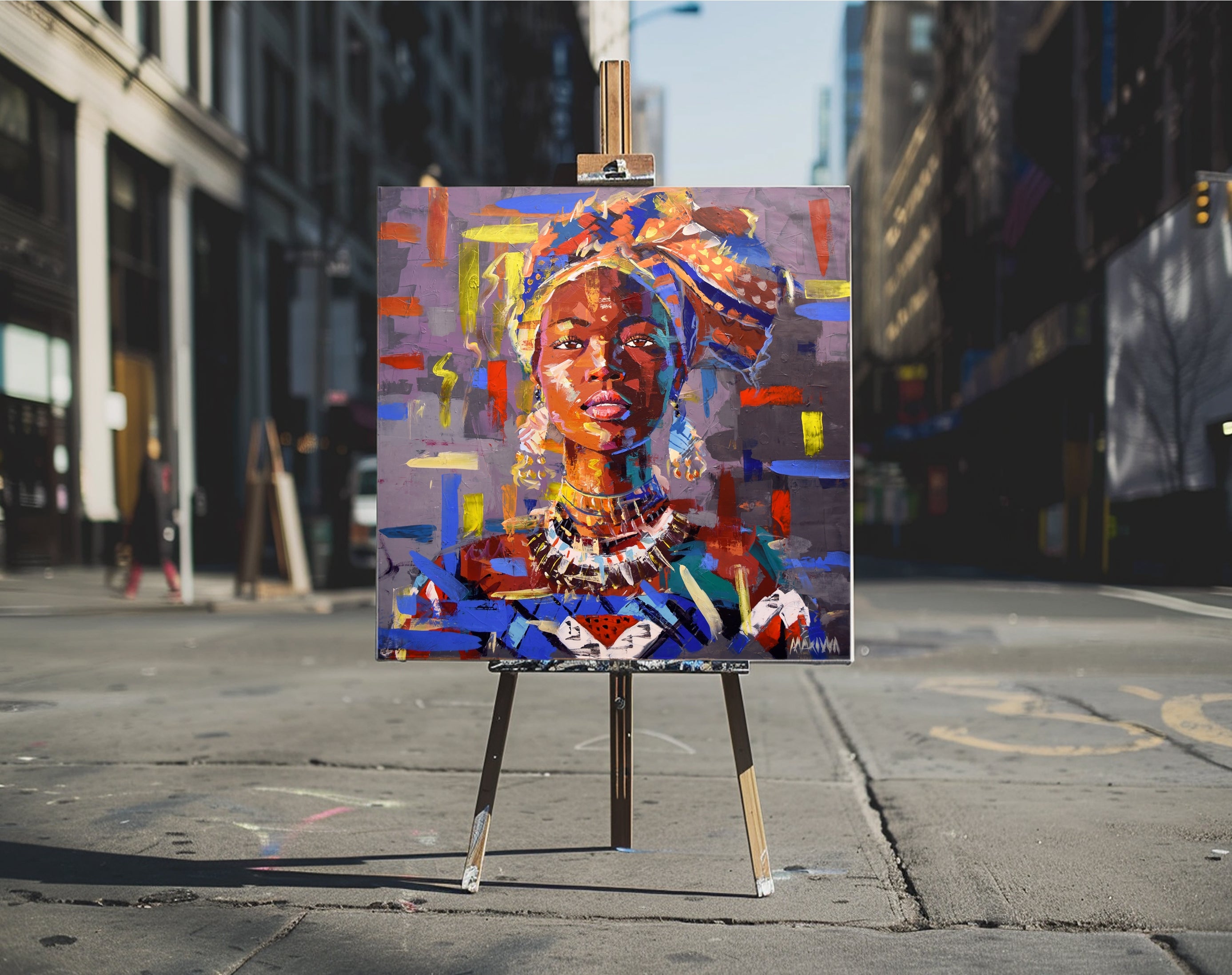 African Dream 2 120x120cm Acrylic on Canvas