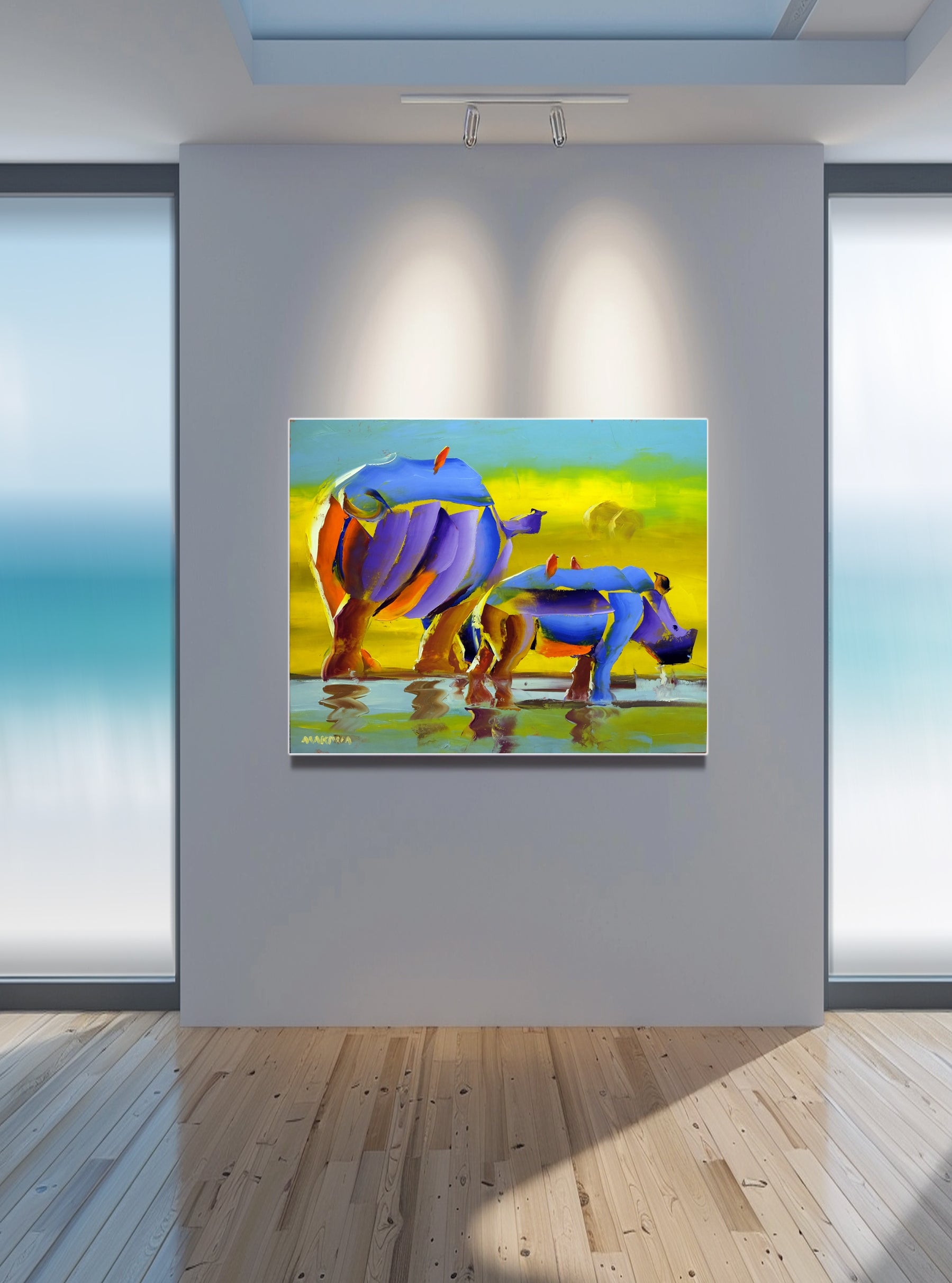 Silent Dawn 80x100cm Oil on Canvas