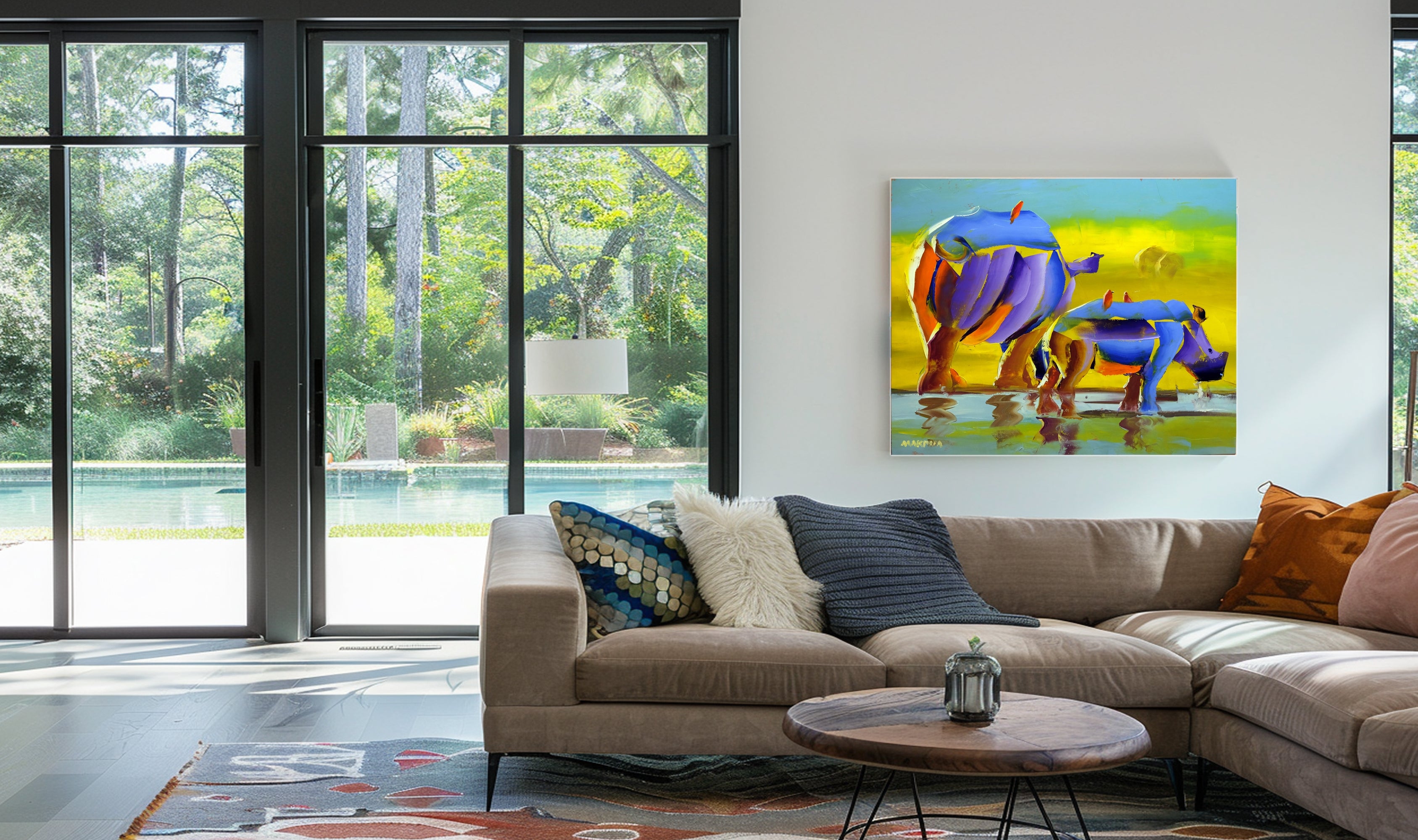 Silent Dawn 80x100cm Oil on Canvas