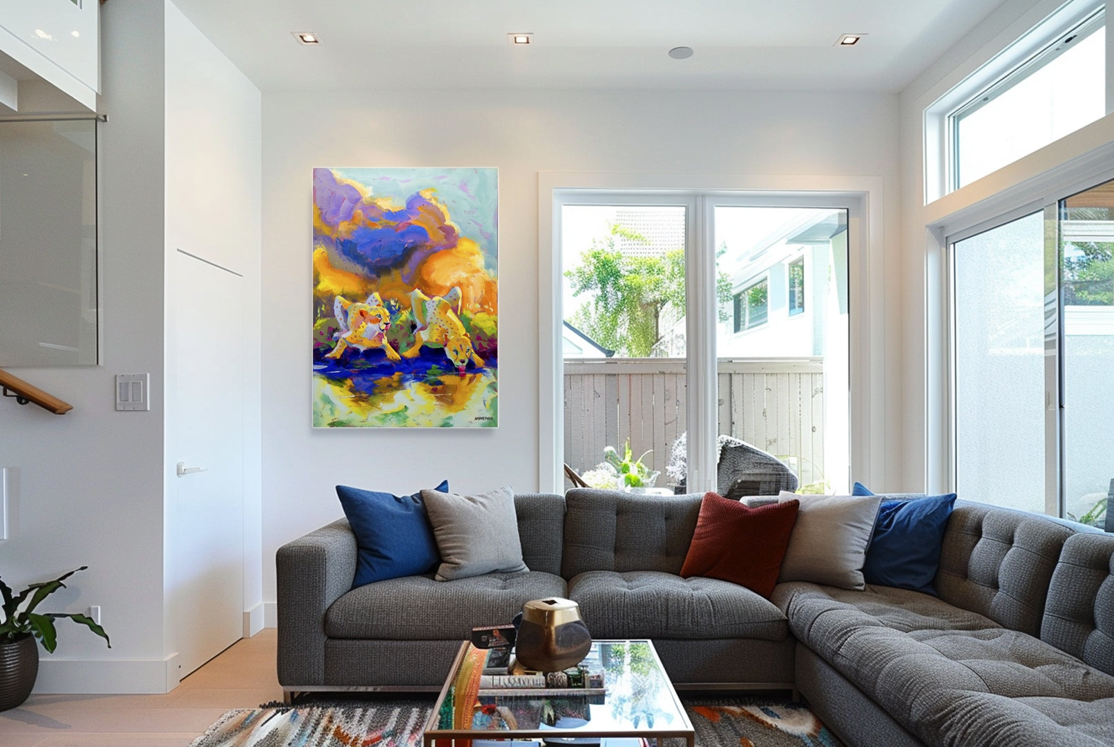 Taking Turns 140x100cm Oil on Canvas