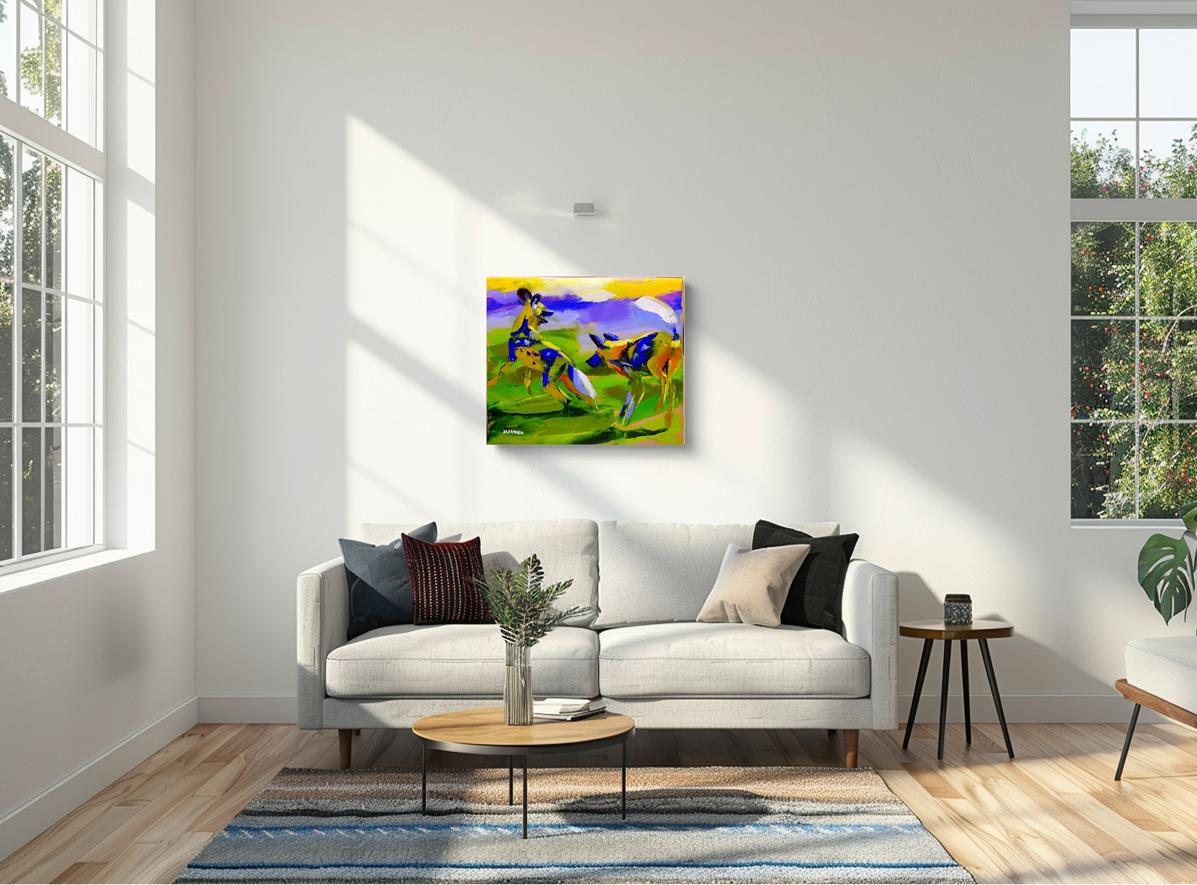 Warming Up 68x80cm Oil on Canvas
