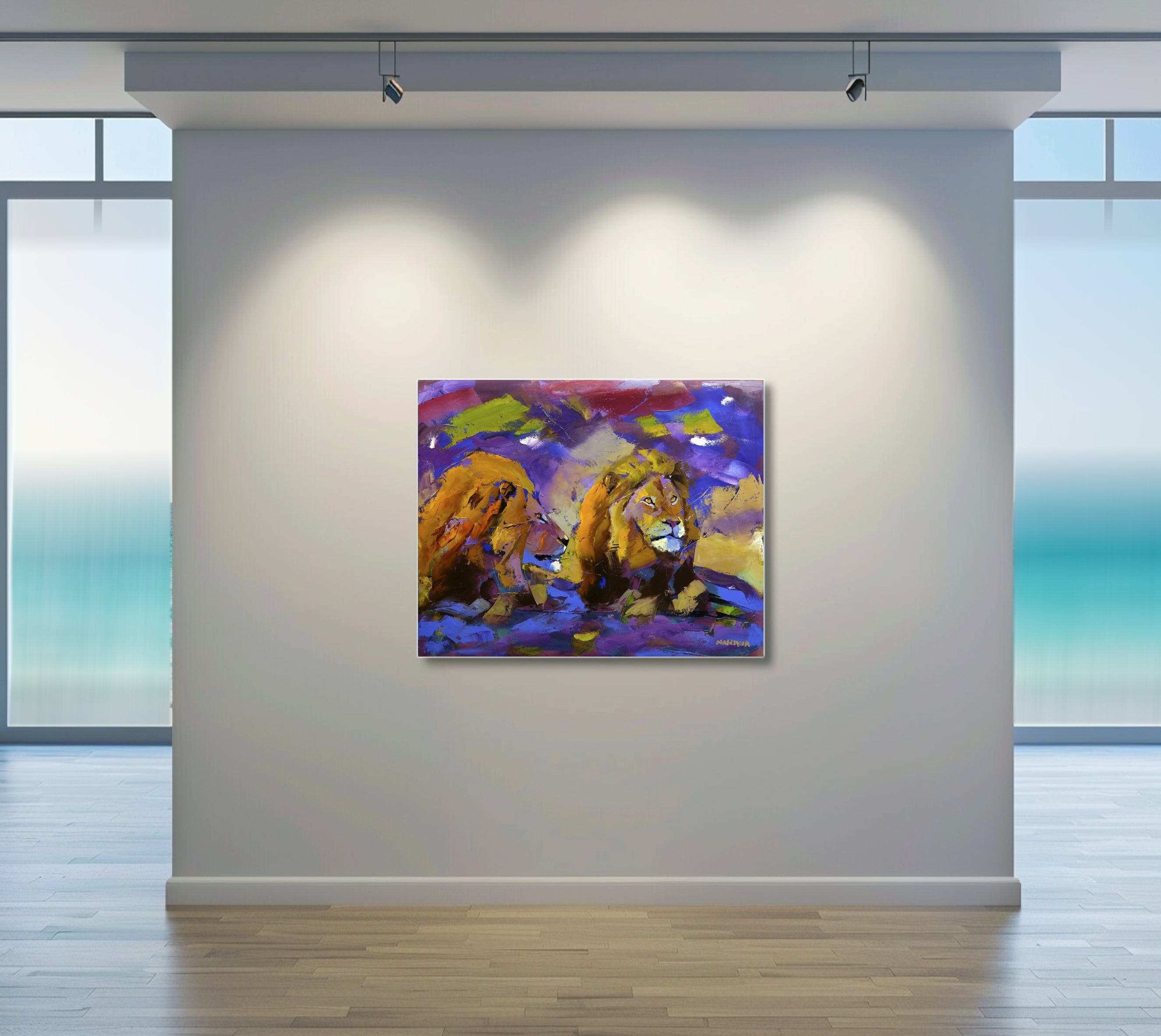 Strategy Tonight 80x100cm Oil on Canvas