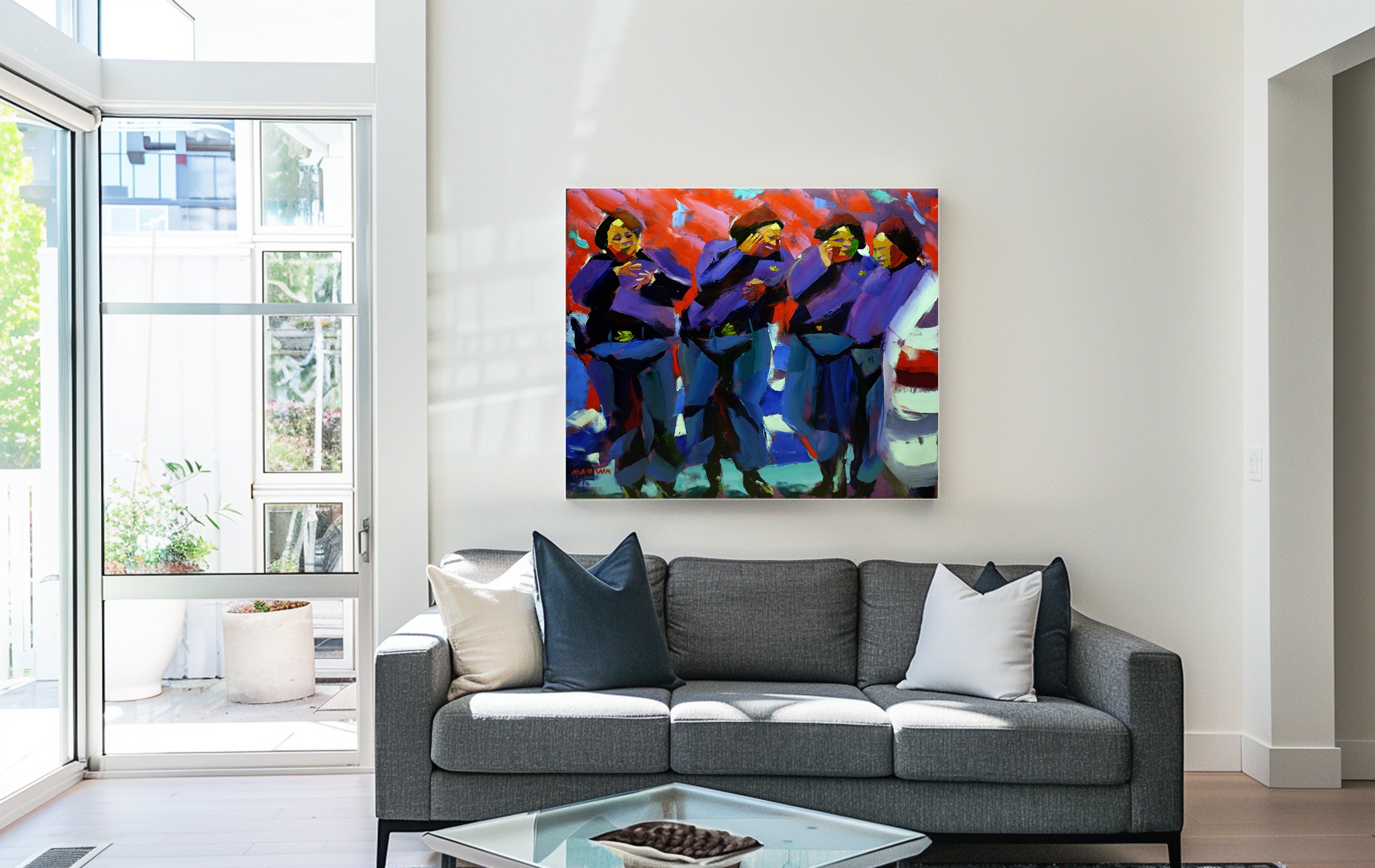 Day Shift 120x100cm Oil on Canvas